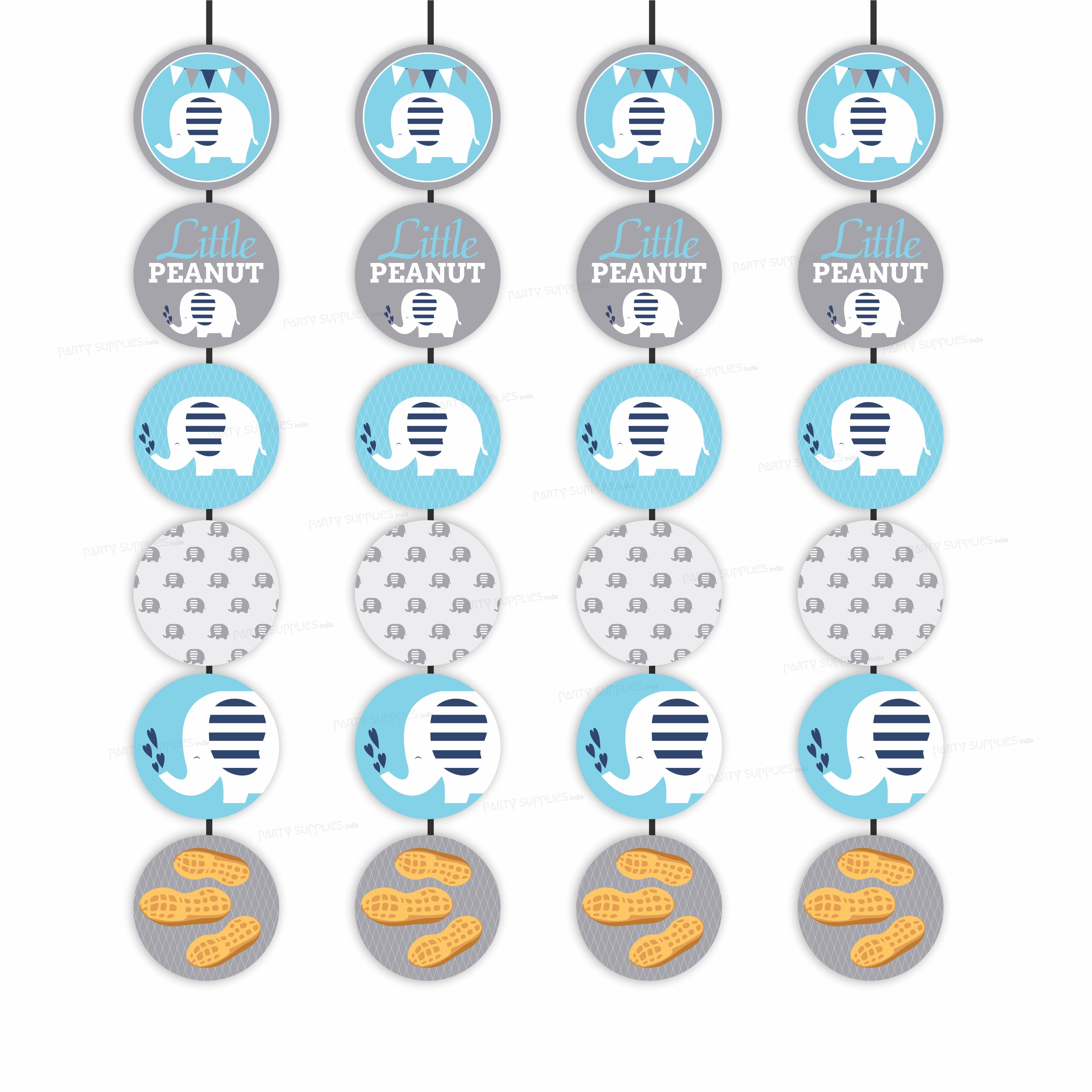 Blue Elephant Theme Dangler