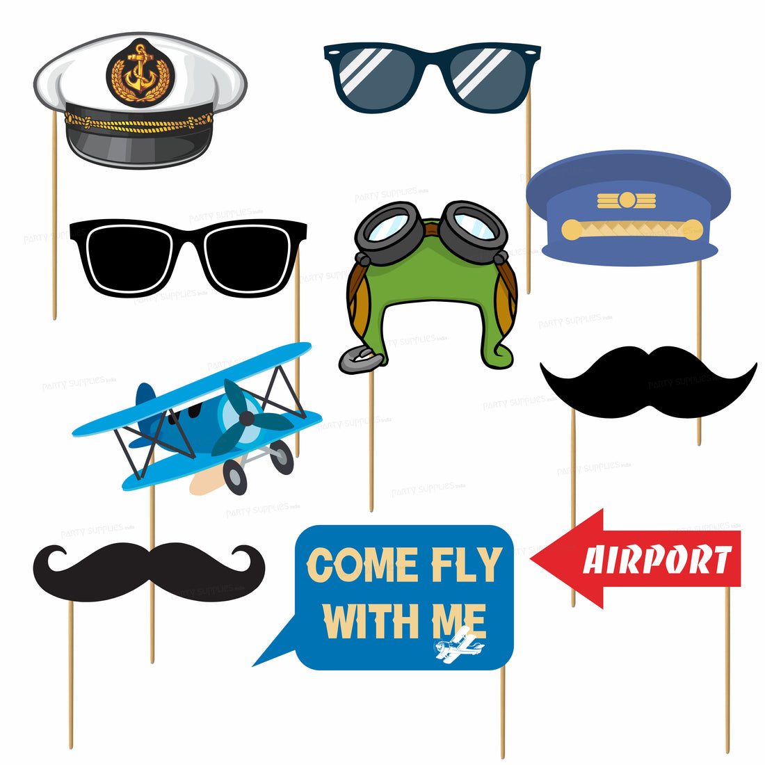 Aeroplane Theme props