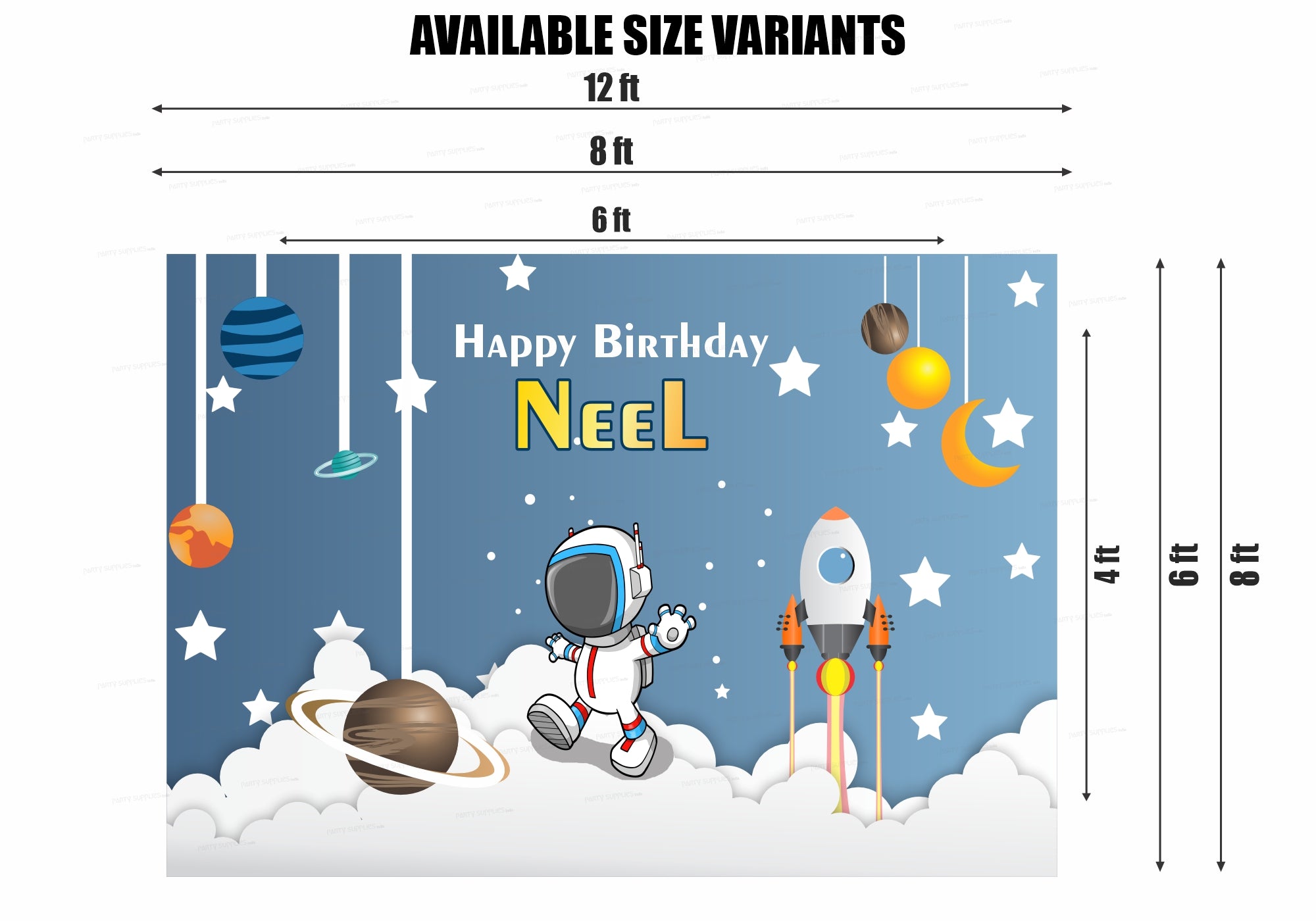 Space theme Backdrop