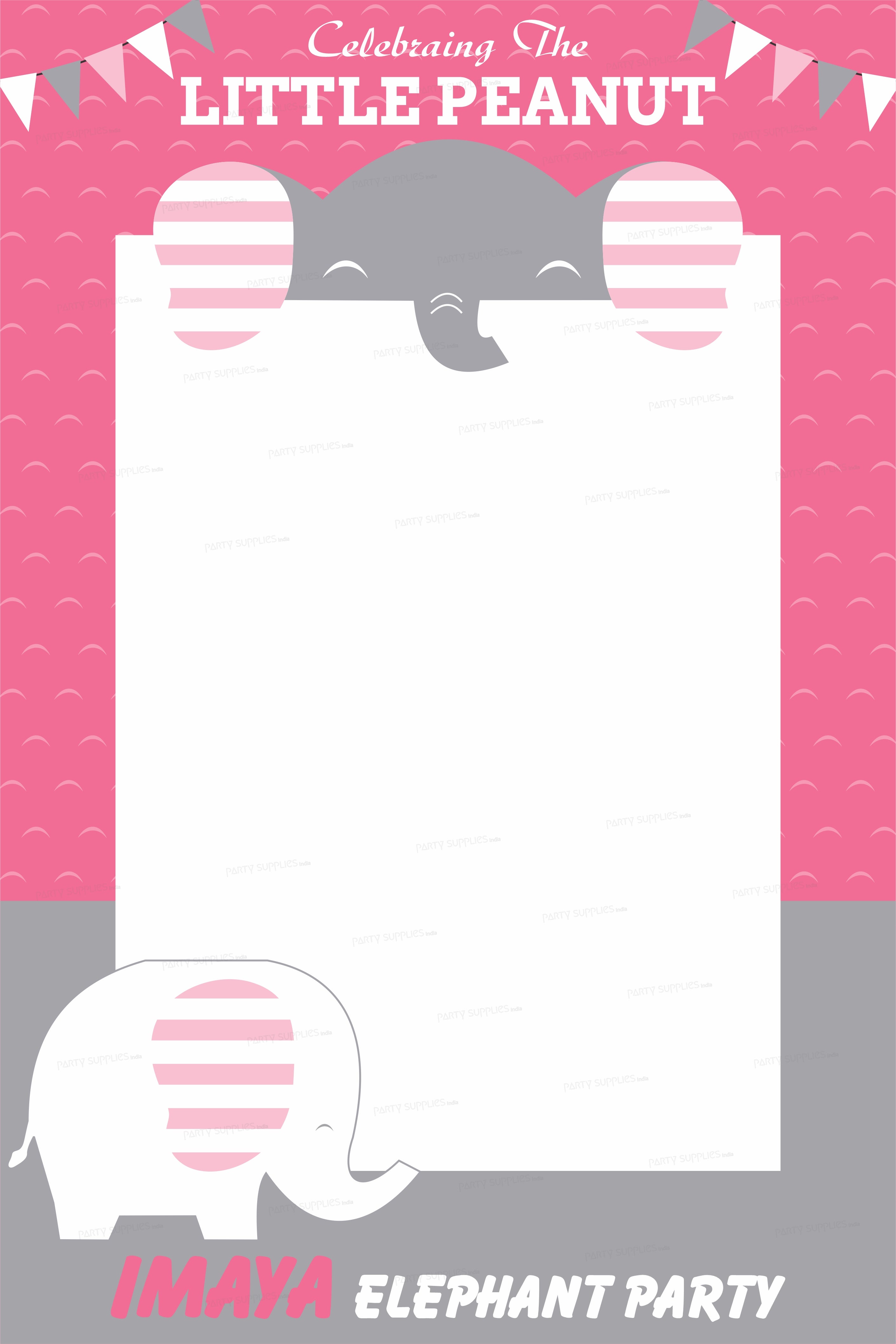 Pink Elephant Theme Photobooth