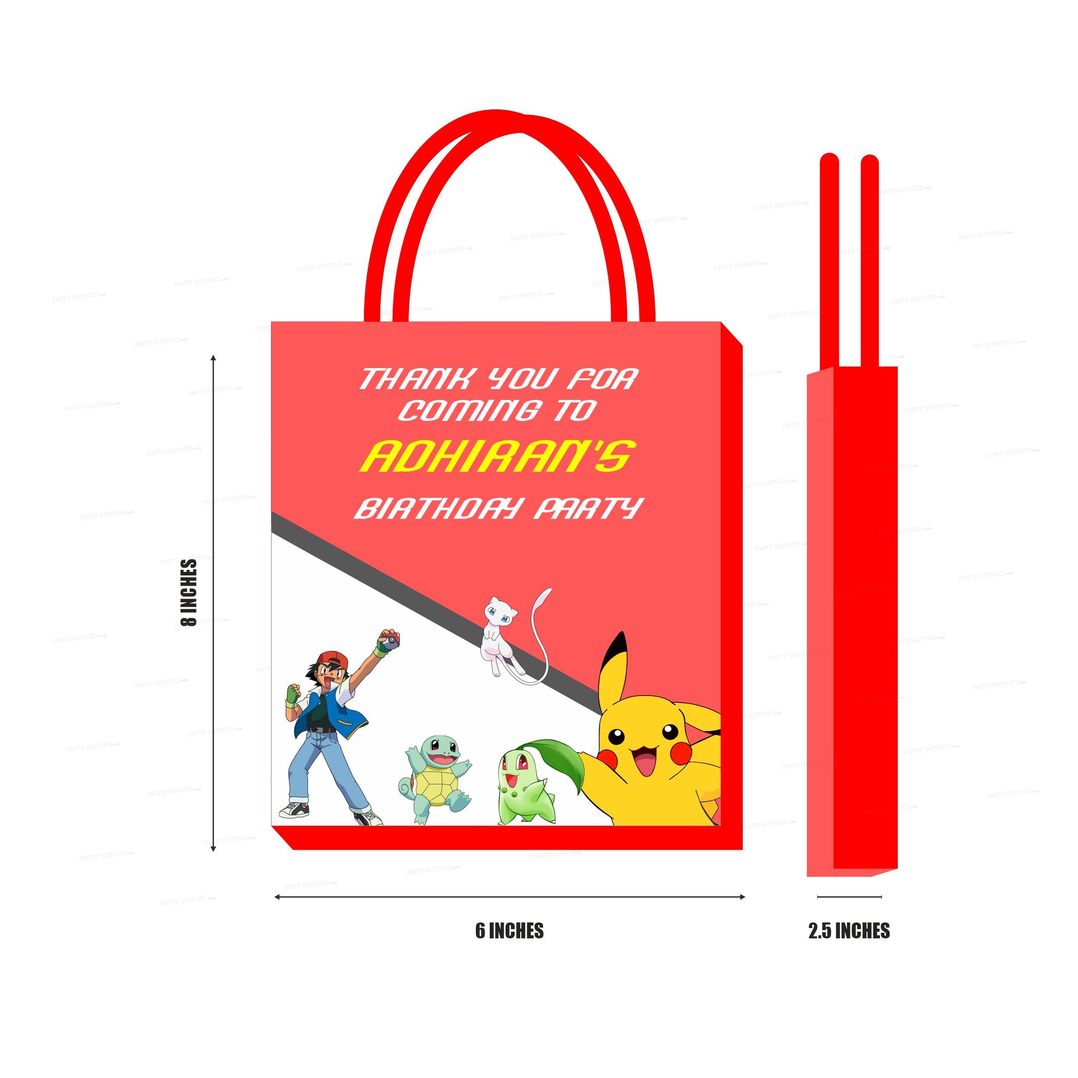 Pokemon Theme Return Gift Bag