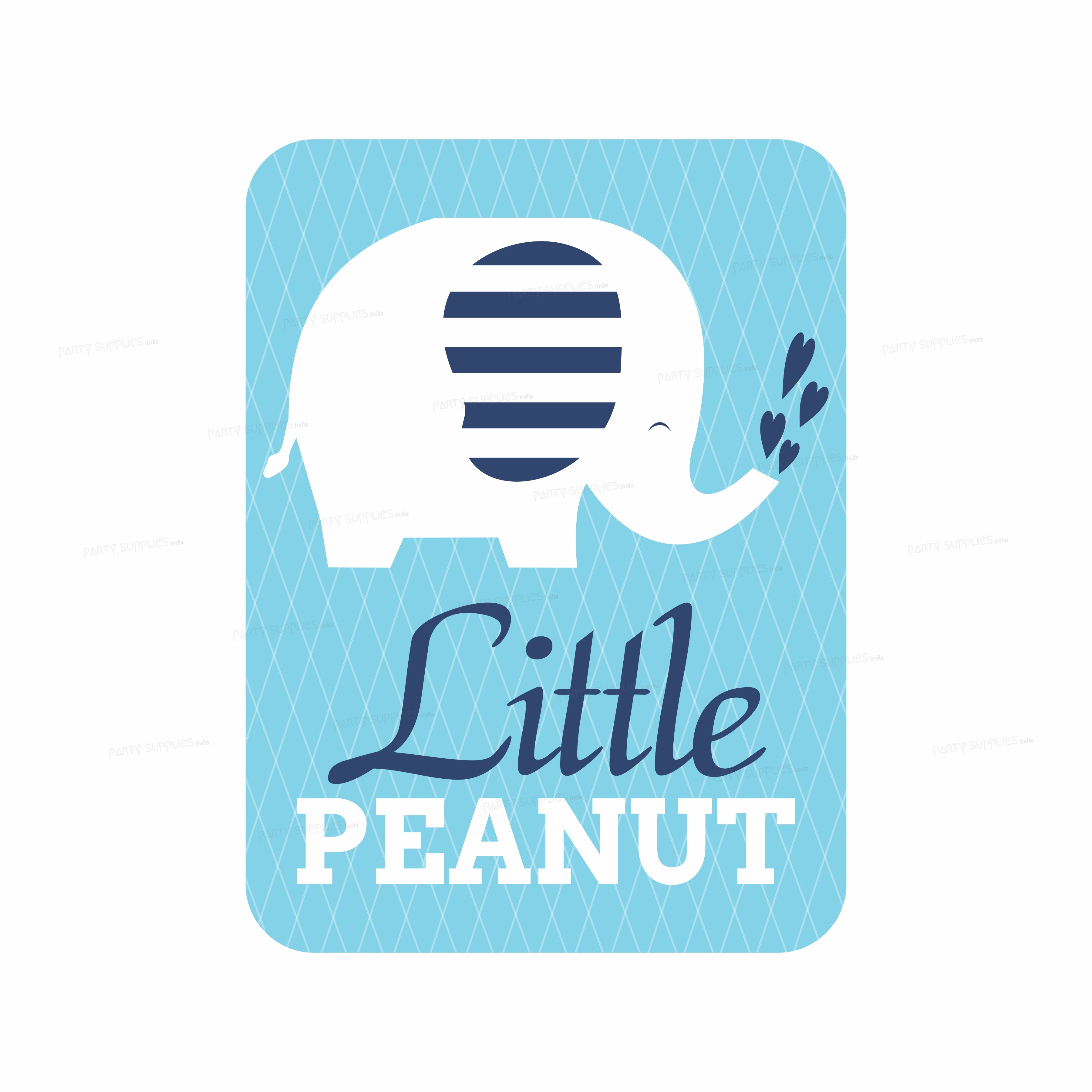 Blue Elephant Theme Cutout BLE-06