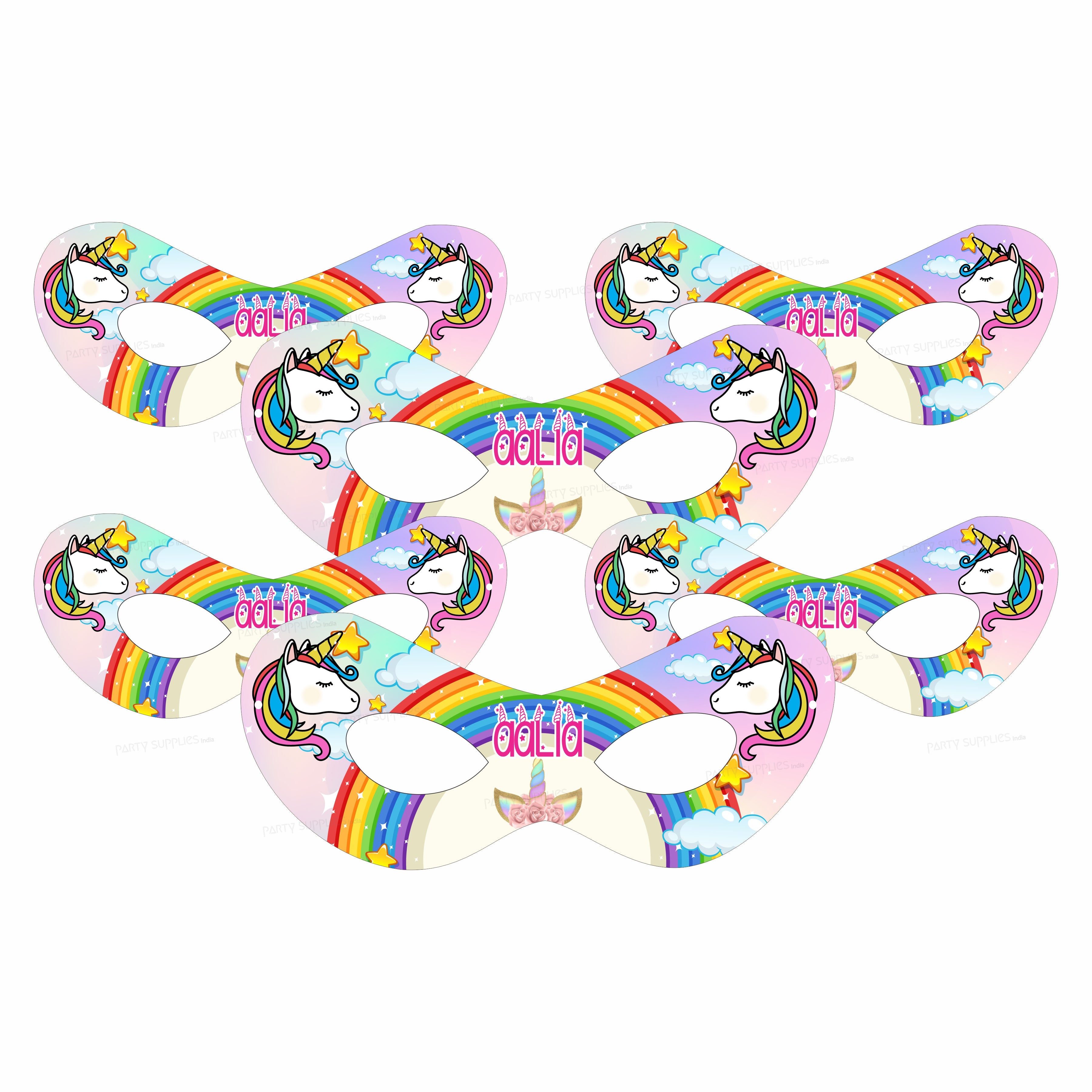 Unicorn Theme Personalized Eye Mask