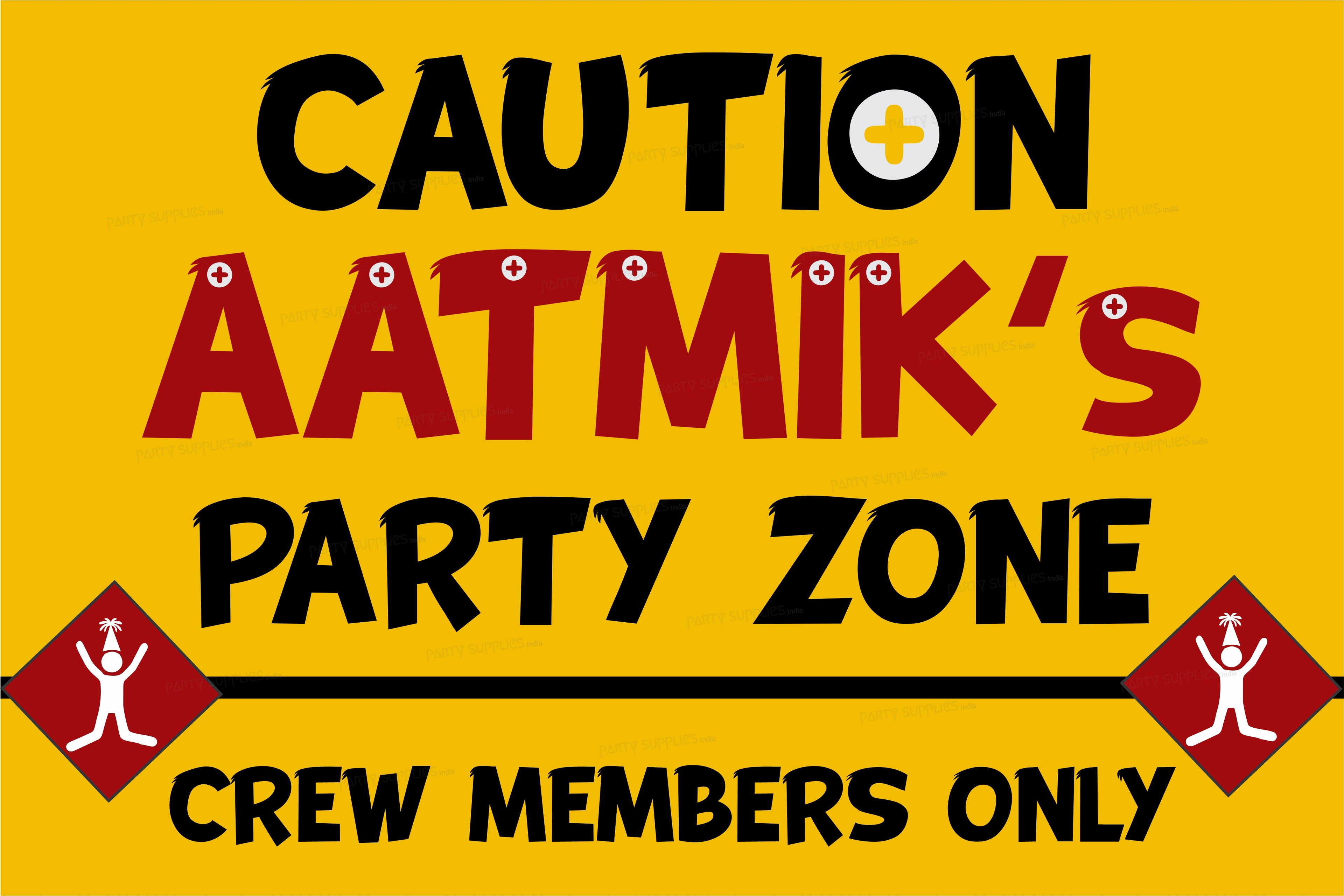 Construction Theme Personalized Welcome Board