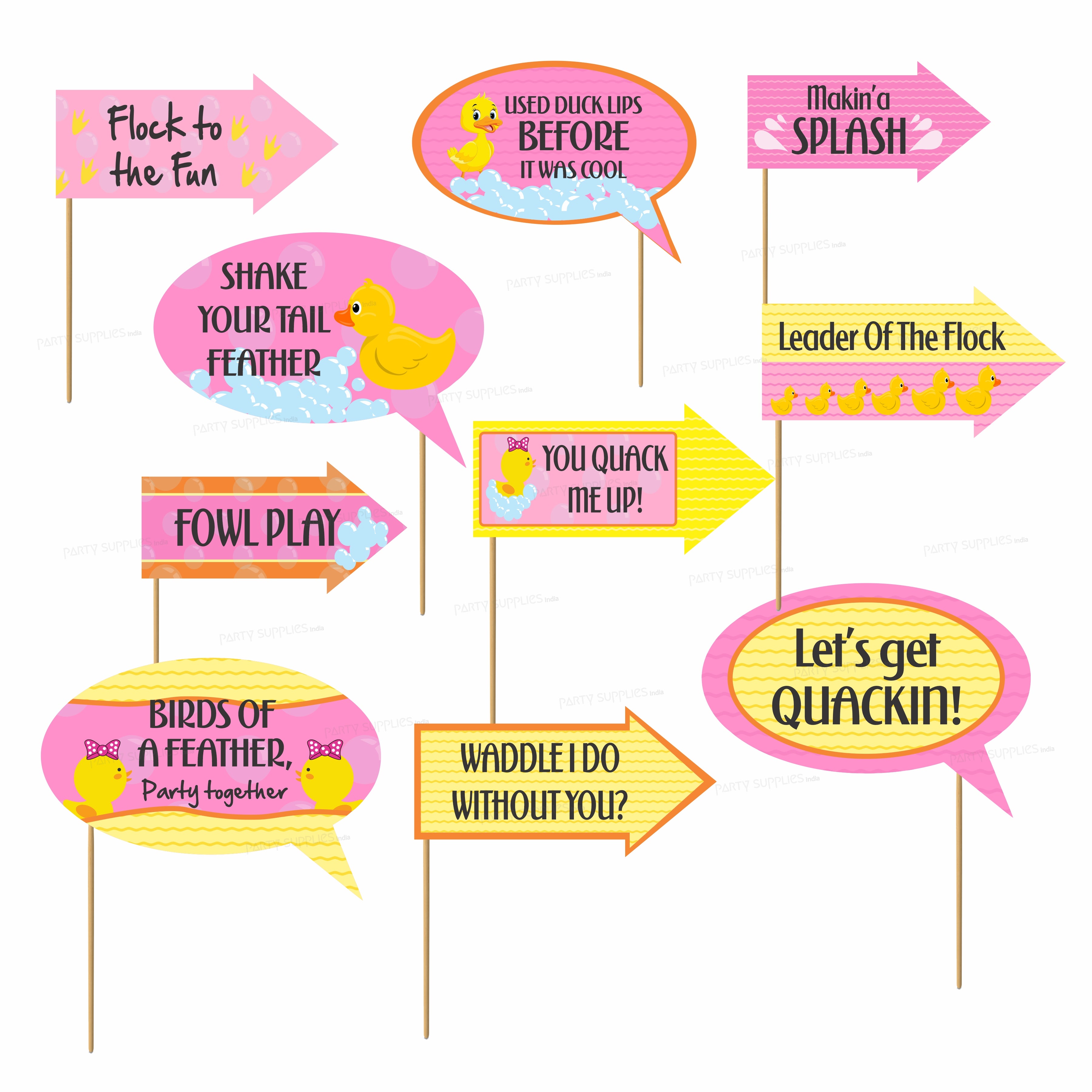 Duck Theme Girl Props