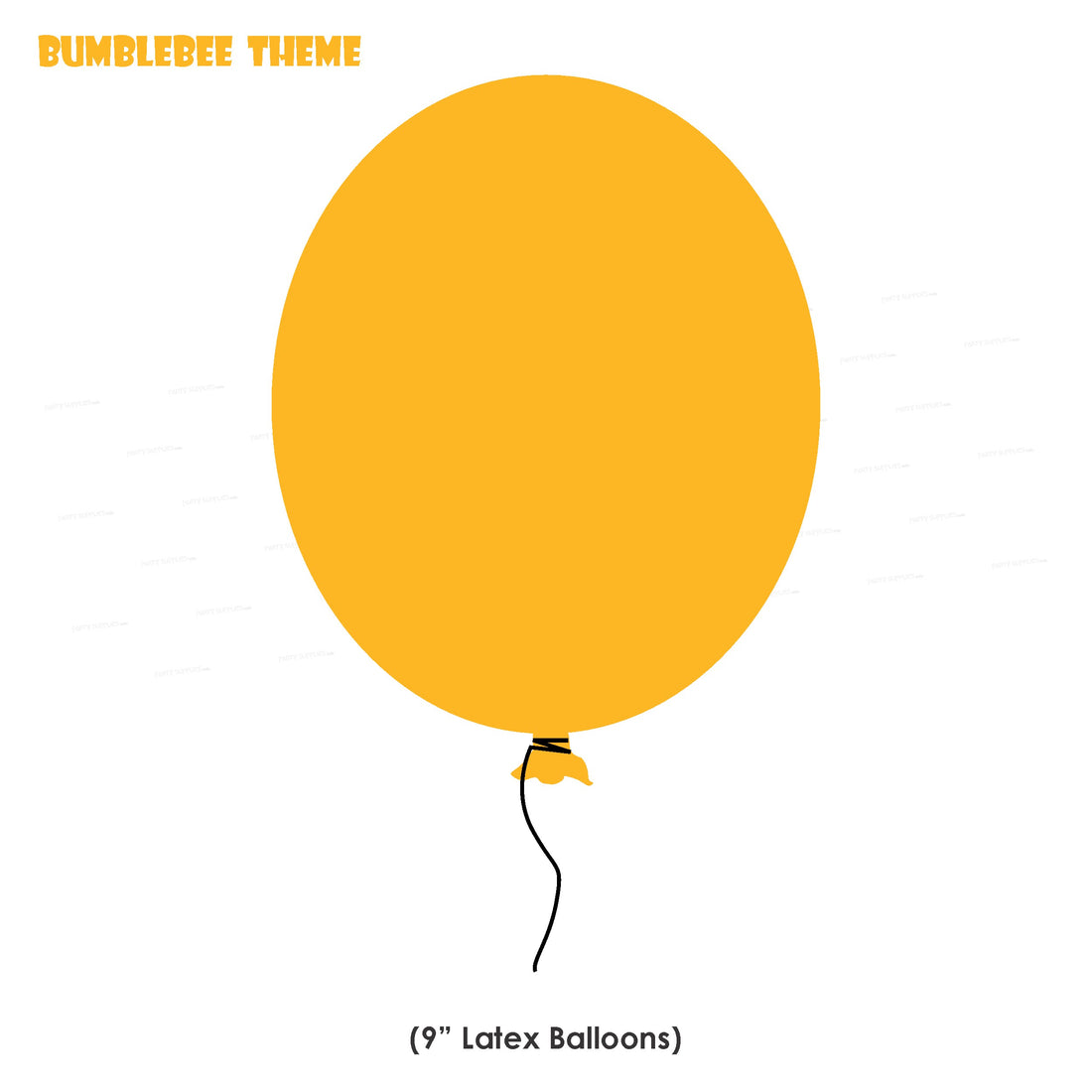 Bumble Bee Theme Colour 30 Pcs. Balloons