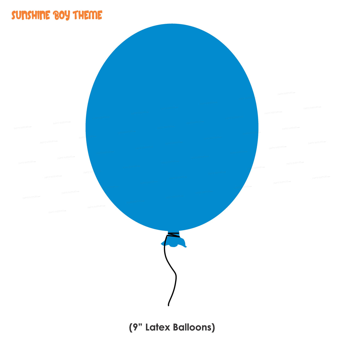 Sunshine Boy Theme Colour 30 Pcs Balloons