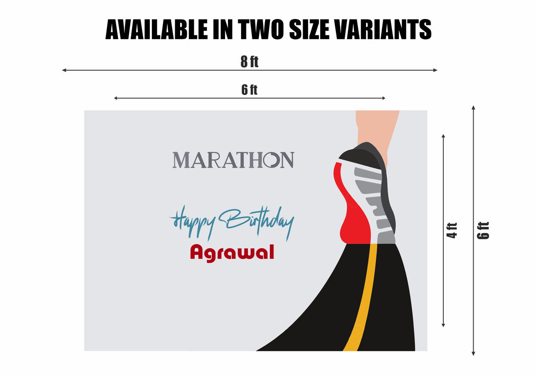 Marathon Theme Exculsive Backdrop