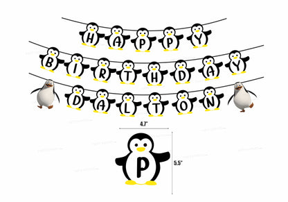 PSI Penguin Theme Personalized Hanging