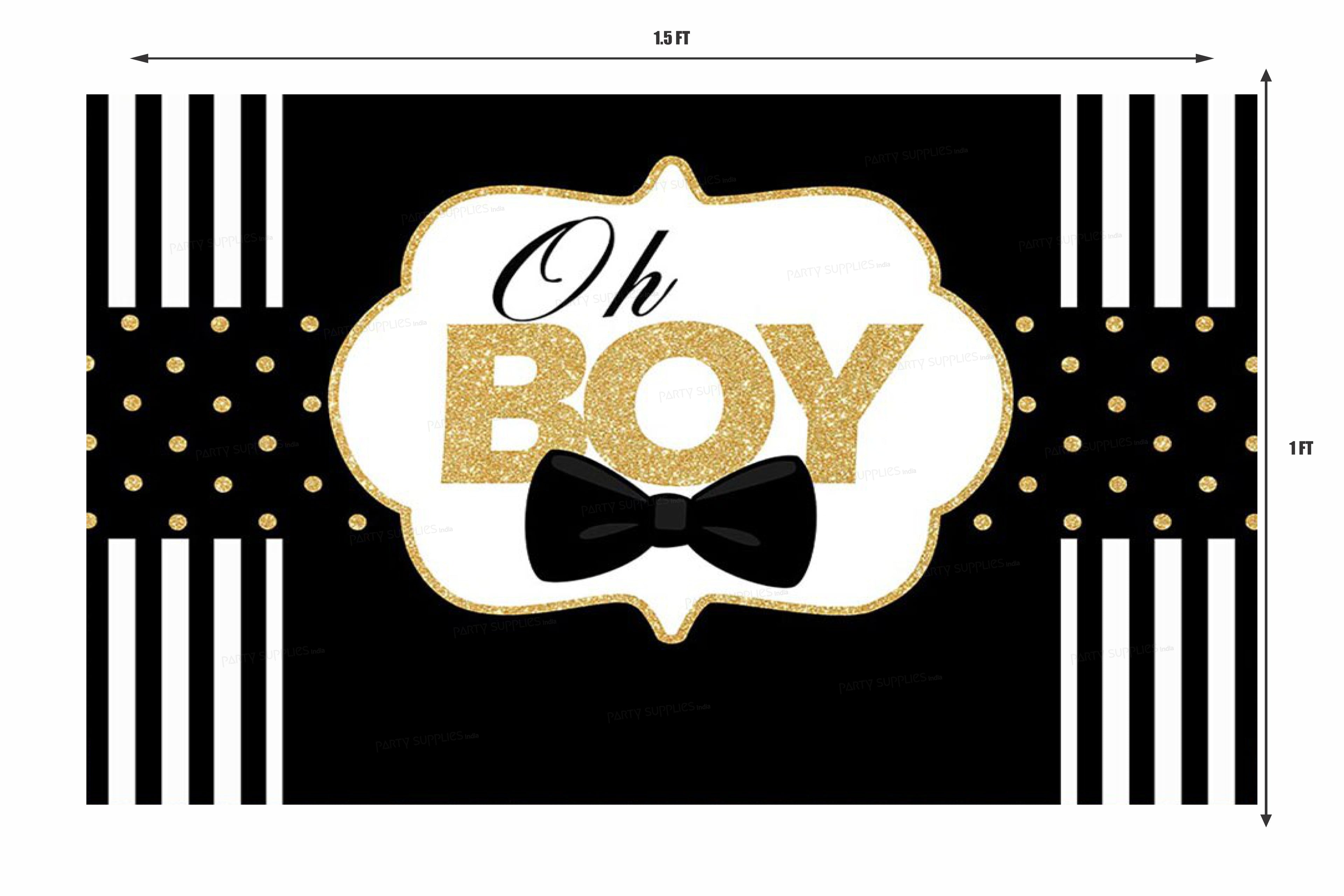 Little Man Theme Personalized Welcome Board