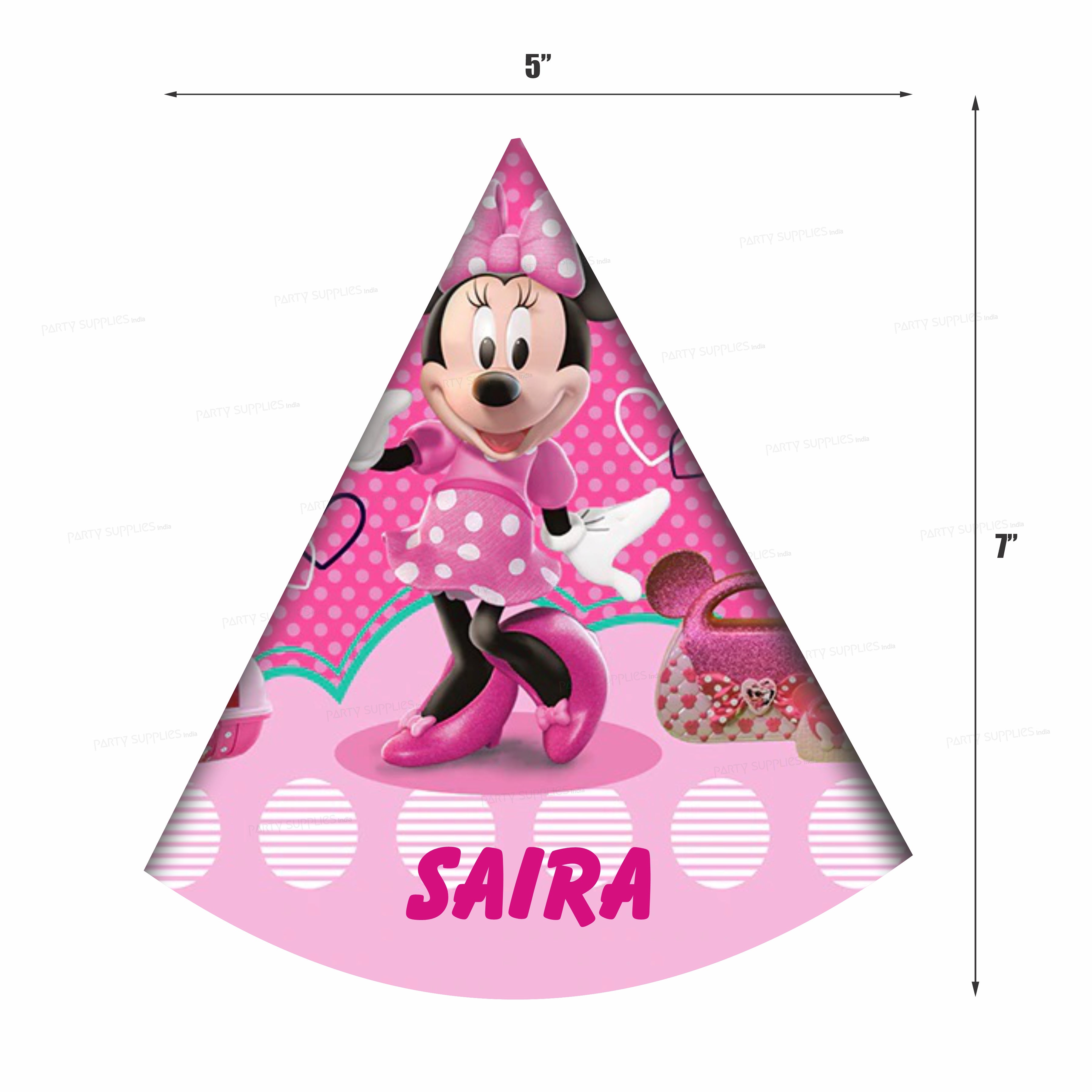 Minnie Mouse Theme Baby Name Hat