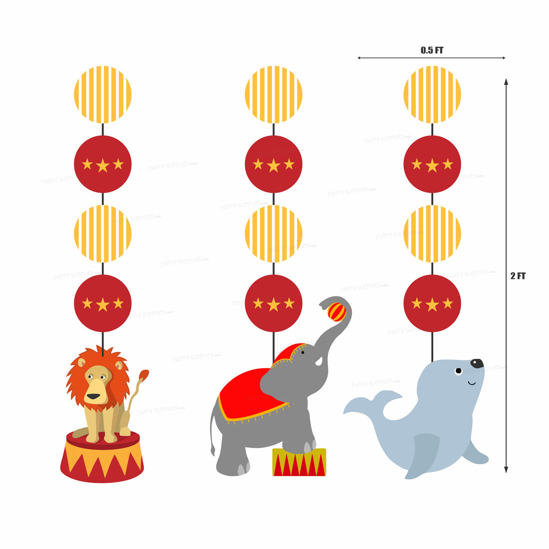 Circus Theme Customized Hanging