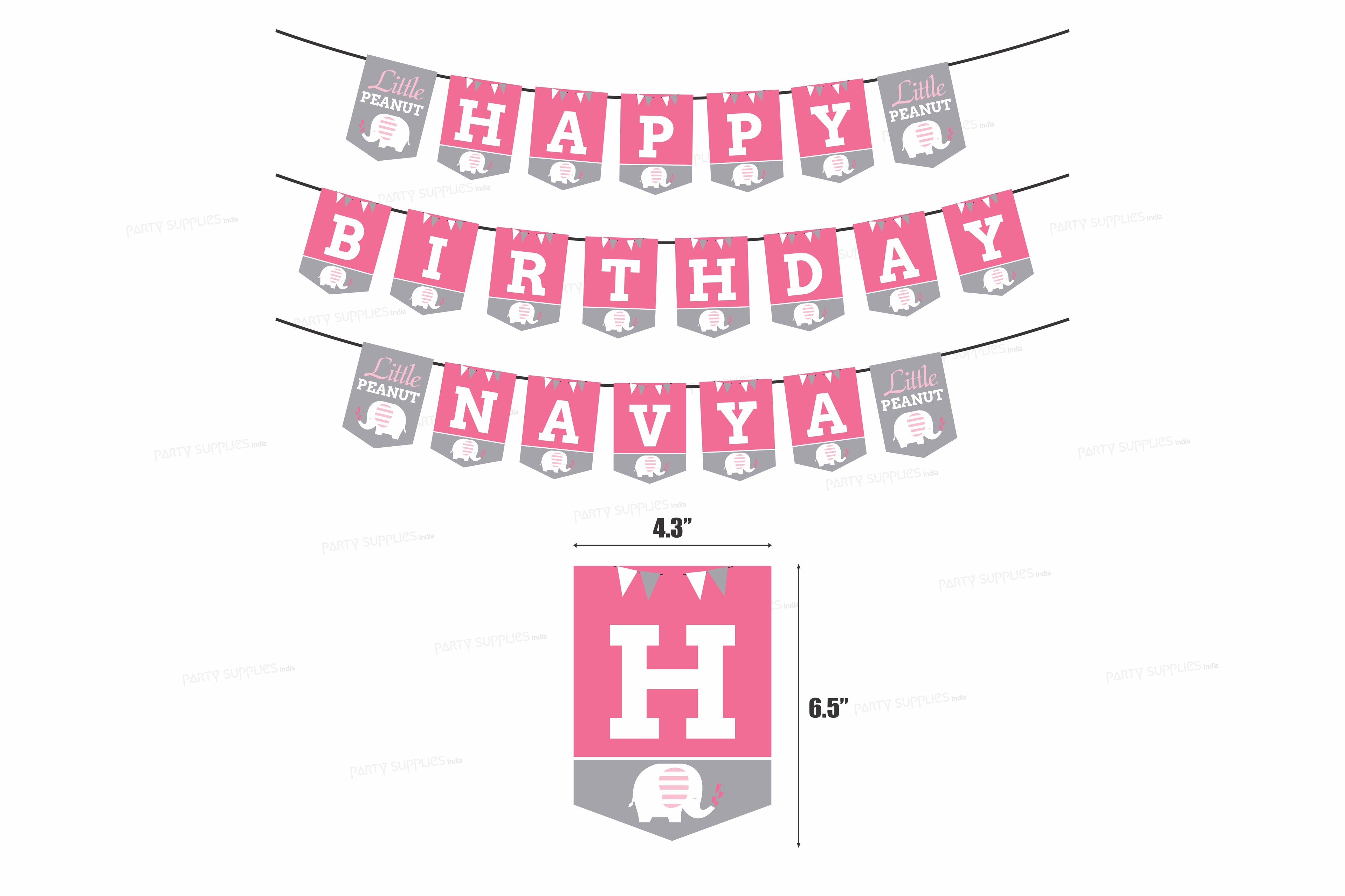 Pink Elephant Theme Hanging