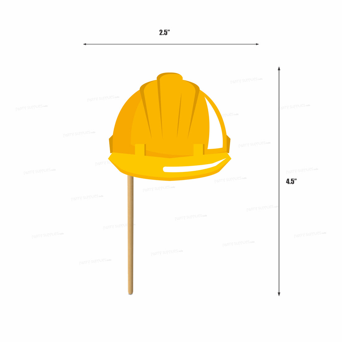 Construction Theme Cup Cake Topper