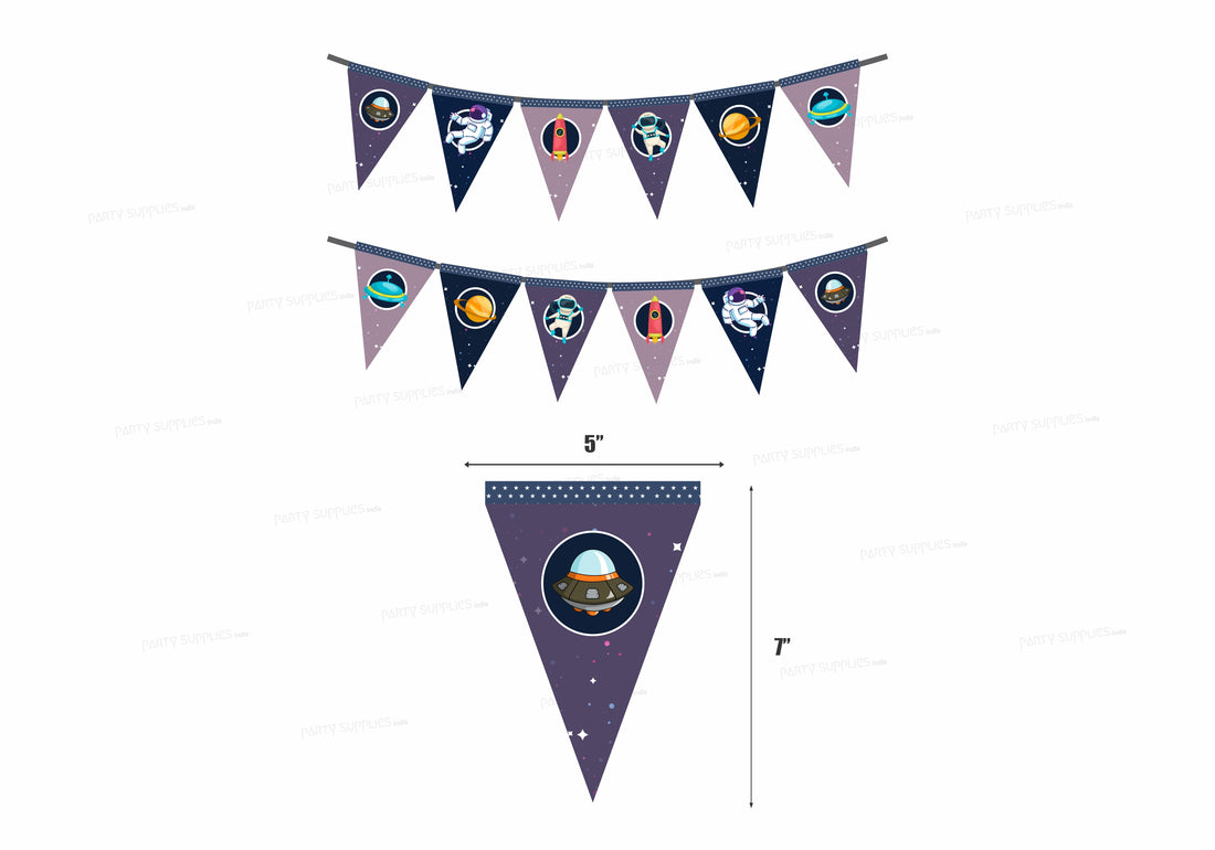Space Theme Flag Hanging