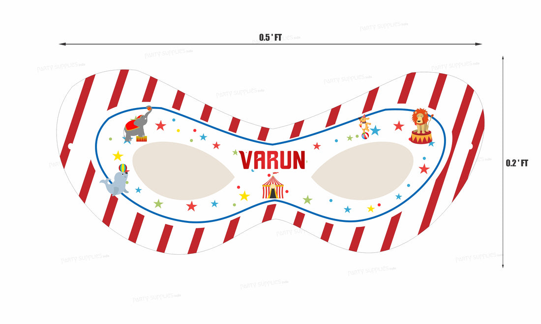 Circus Theme Eye Mask