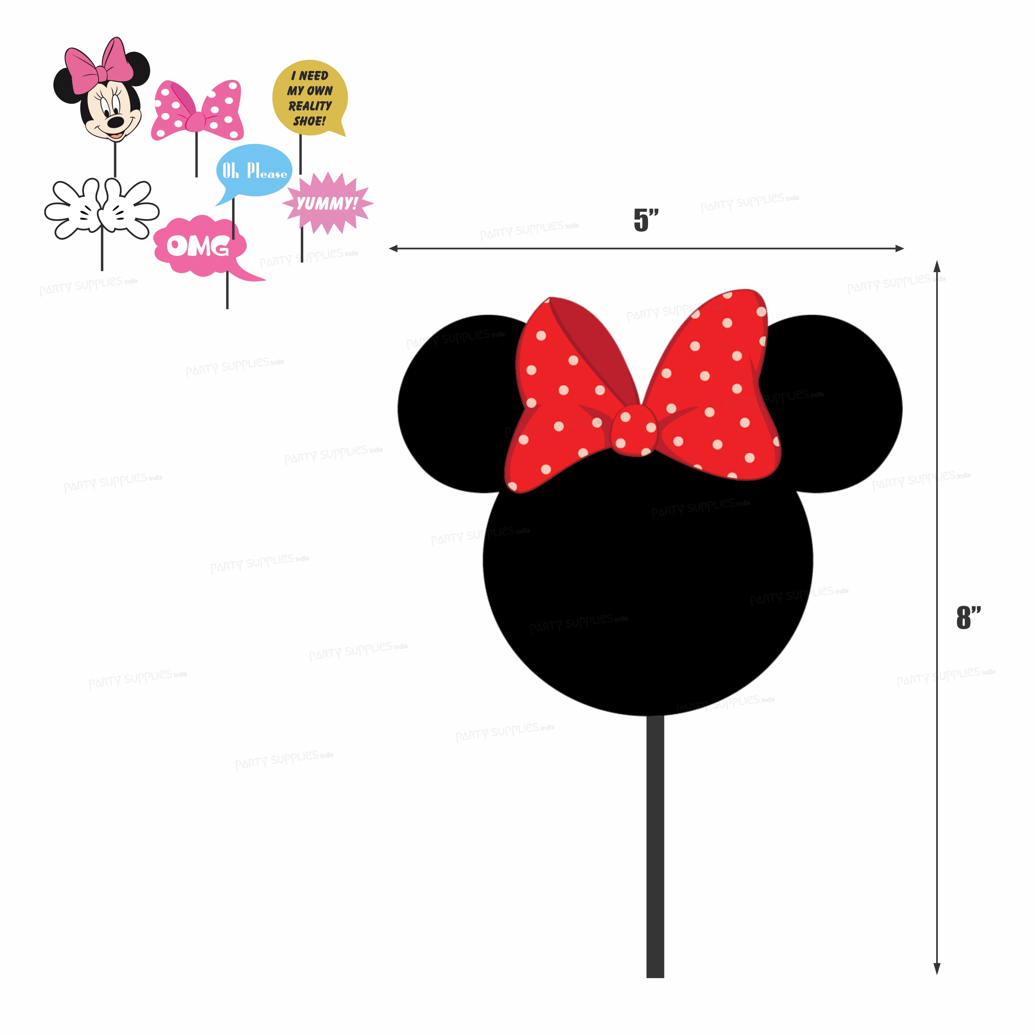 Minnie Mouse Theme Props