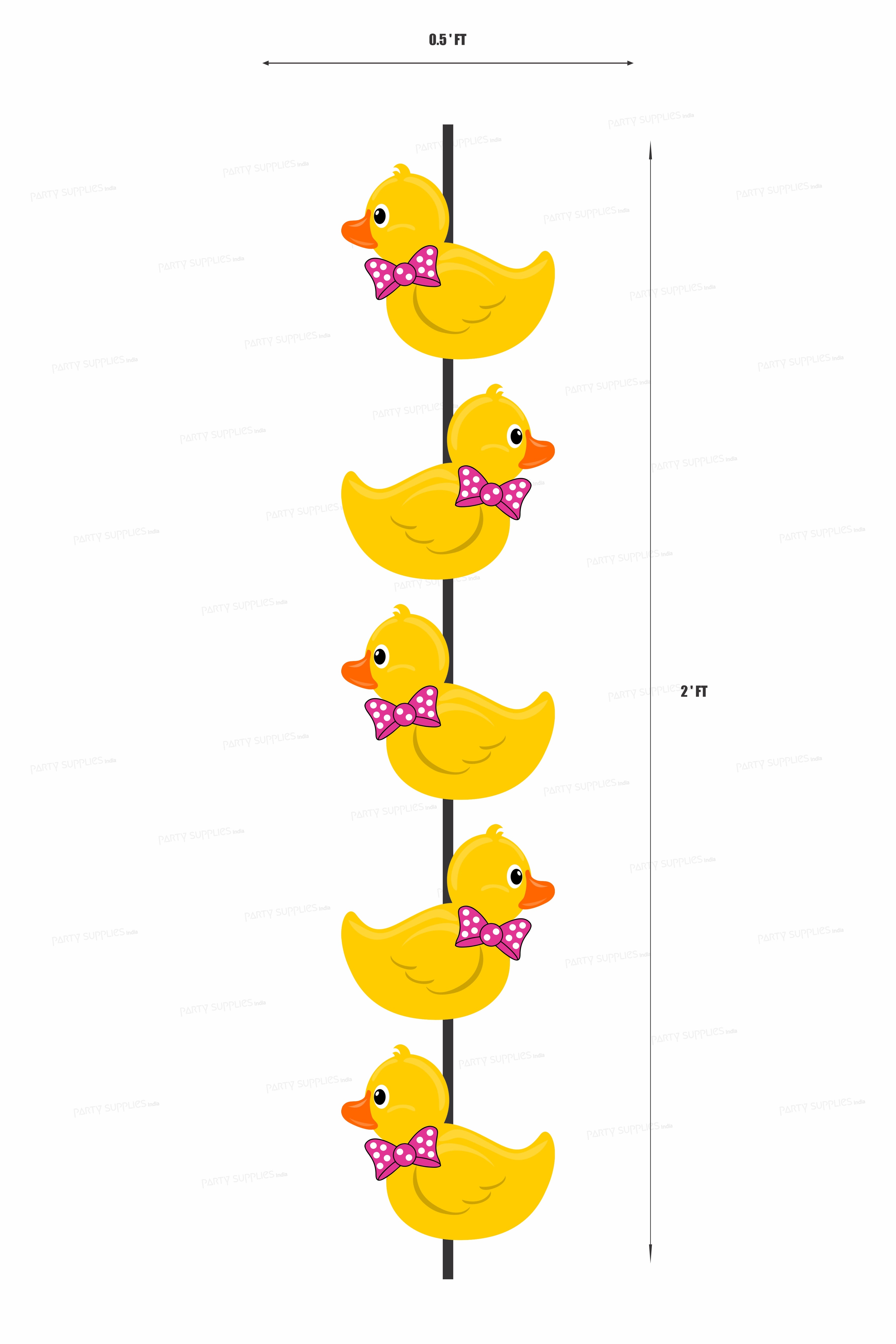 Duck Theme Girl Dangler