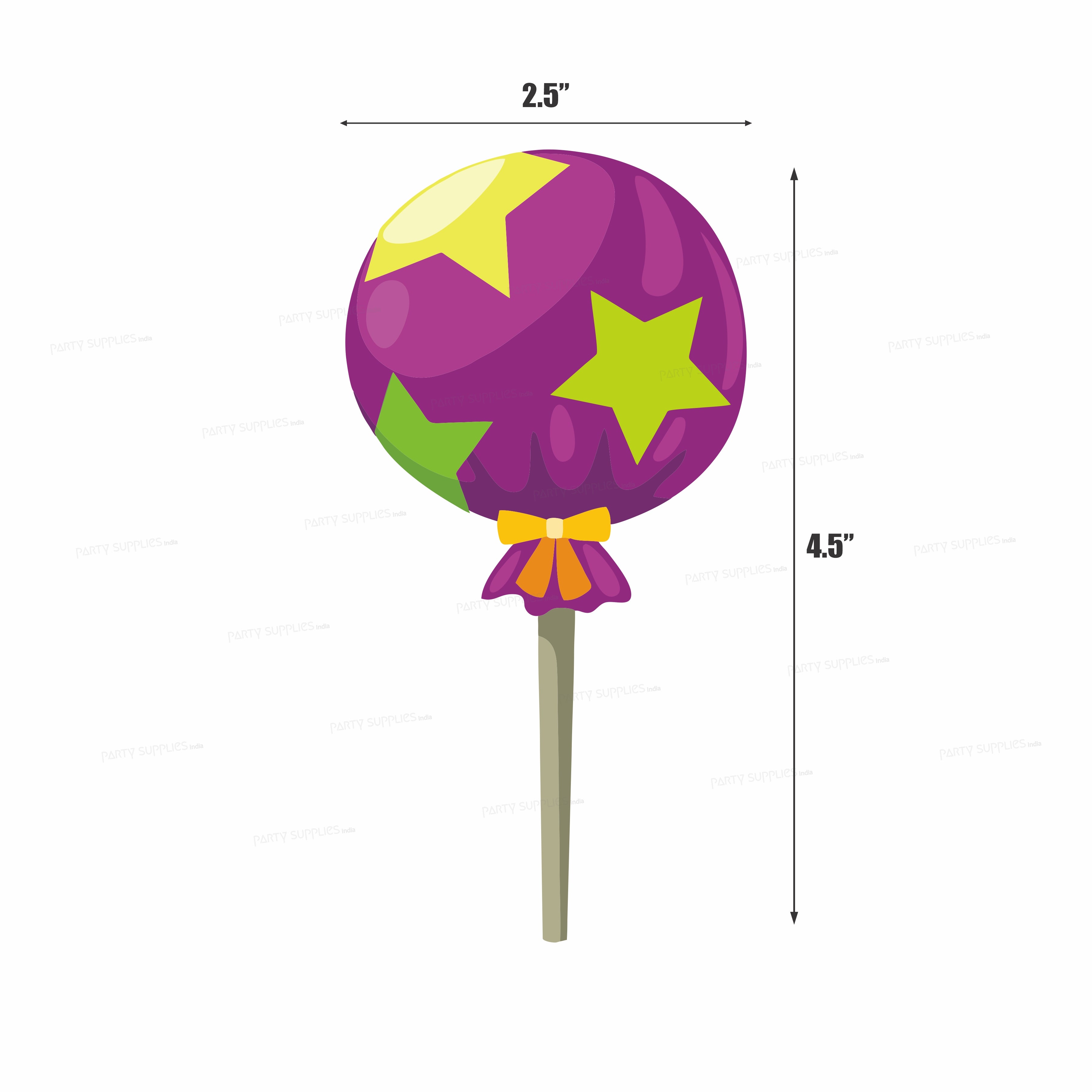 Candy Theme Cupcake topper
