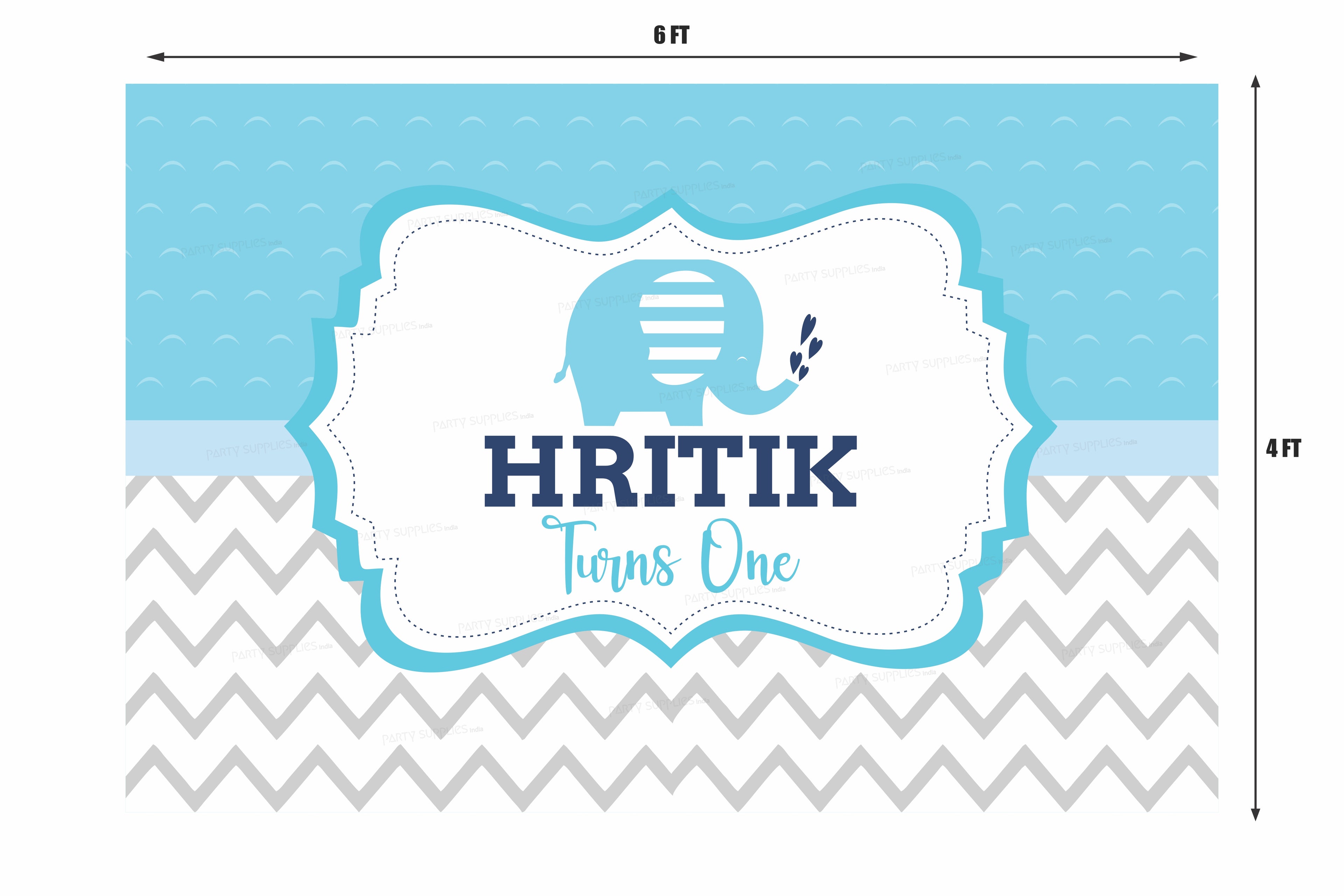 Blue Elephant Theme Classic Kit