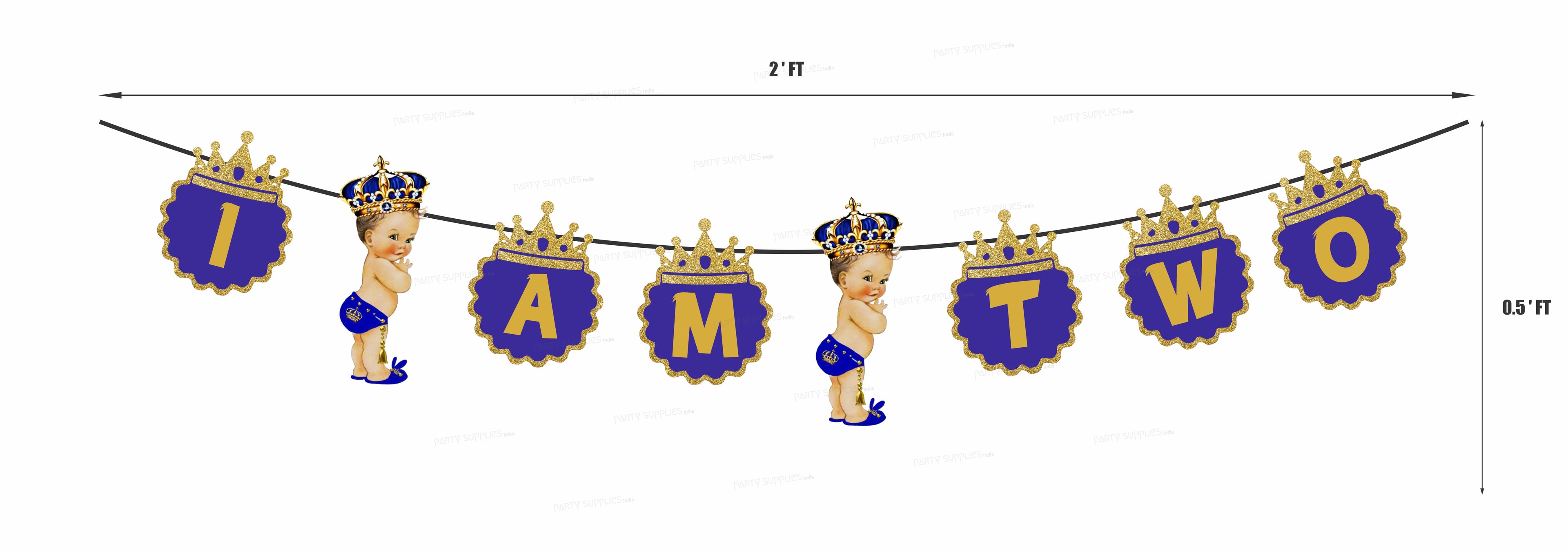 Prince Theme Personalized with Baby Age Hanging