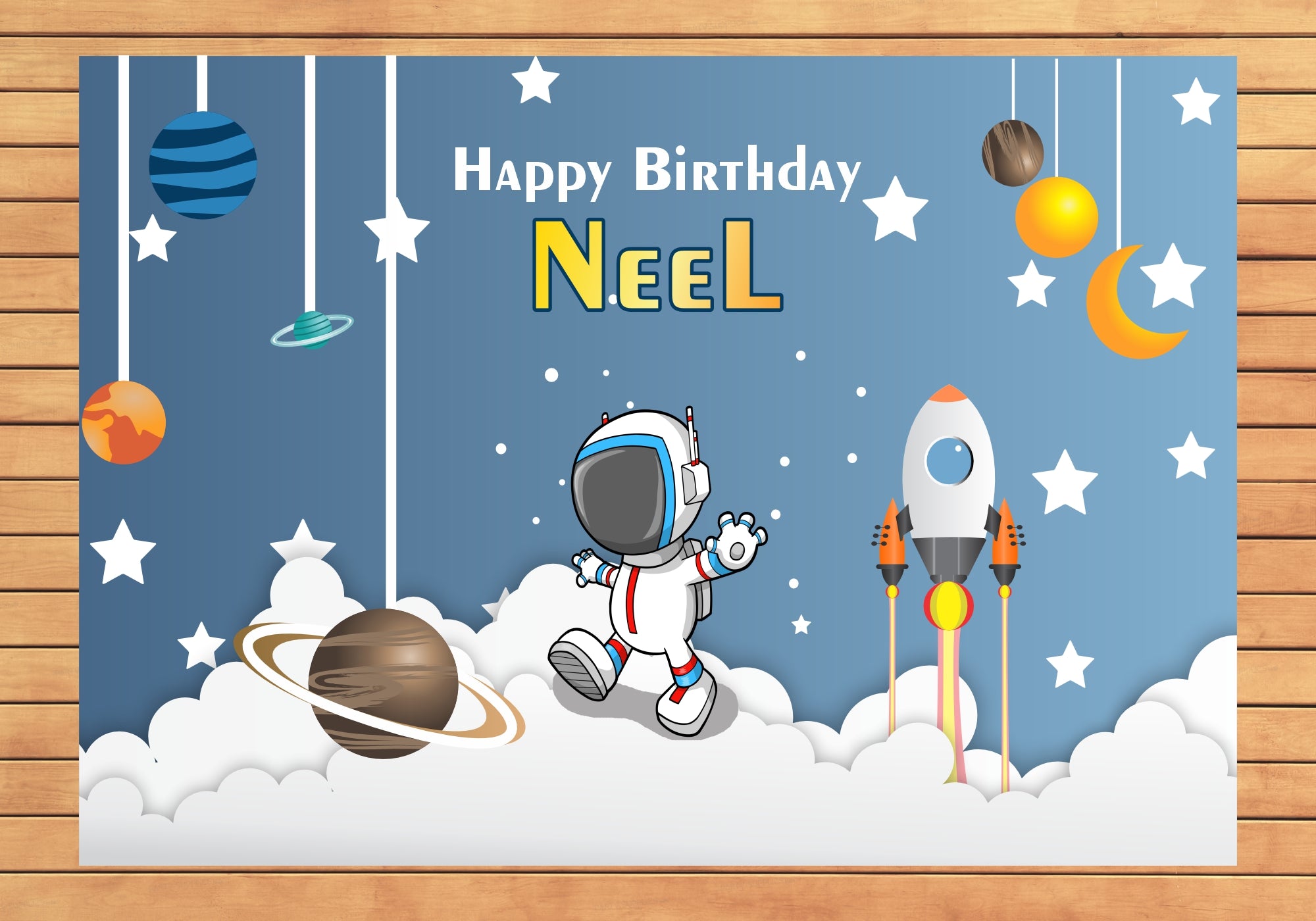 Space theme Backdrop