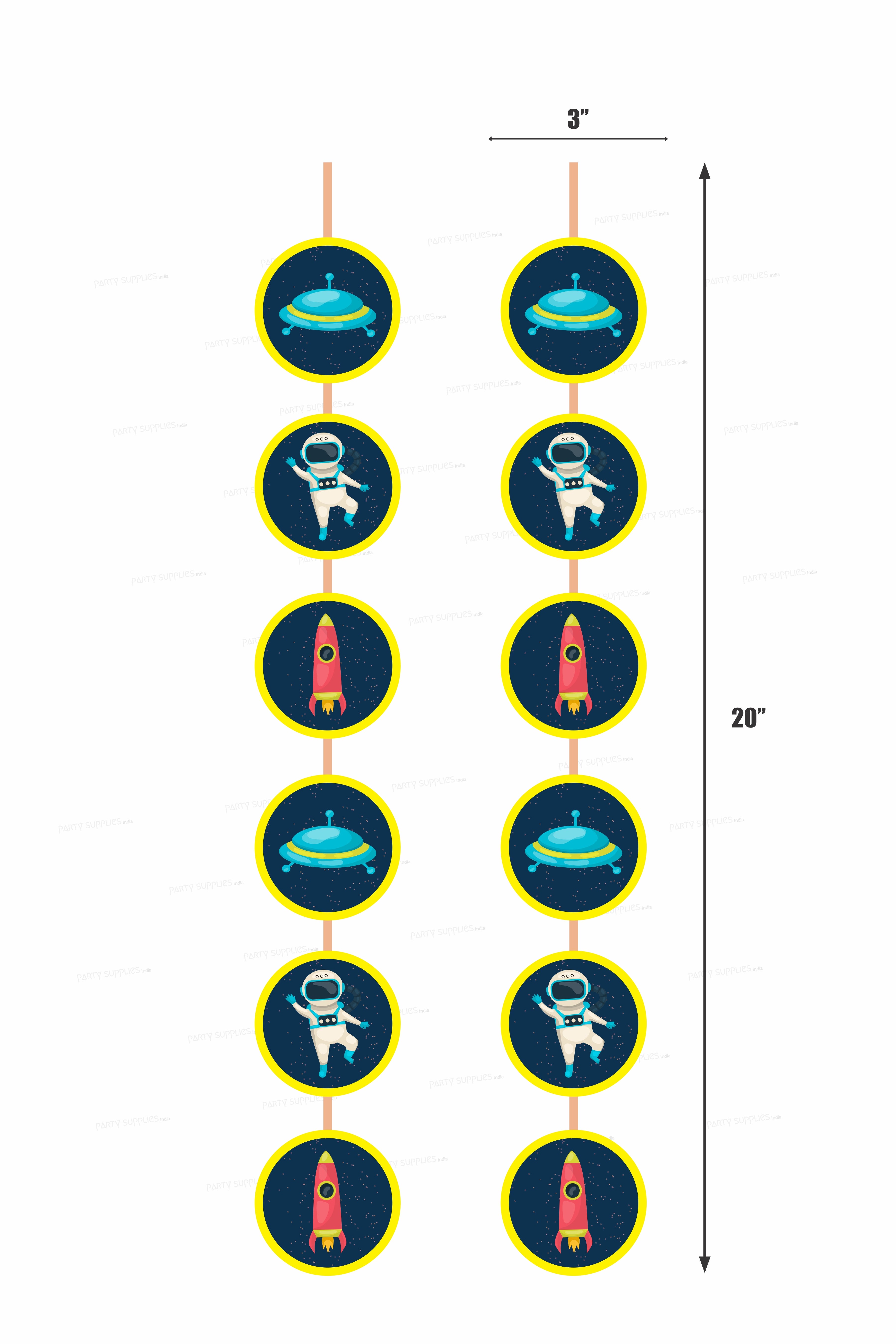 Space Theme Danglers