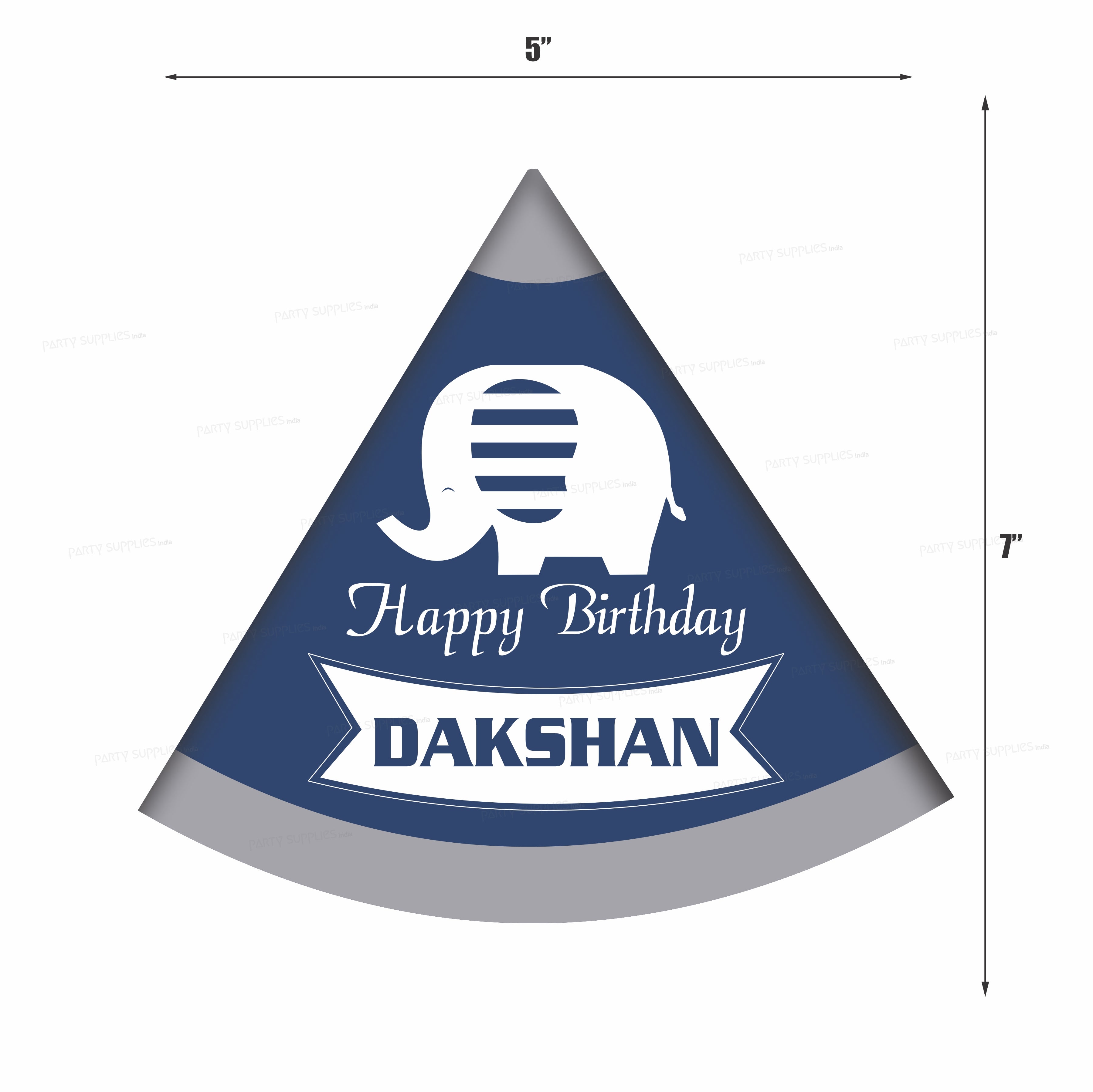 Blue Elephant Theme Hat