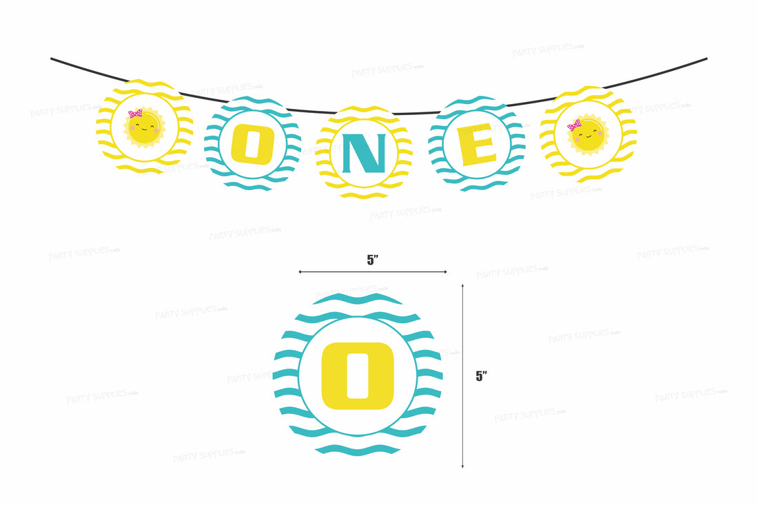 Sunshine Theme Girl Personalized with Age Hanging