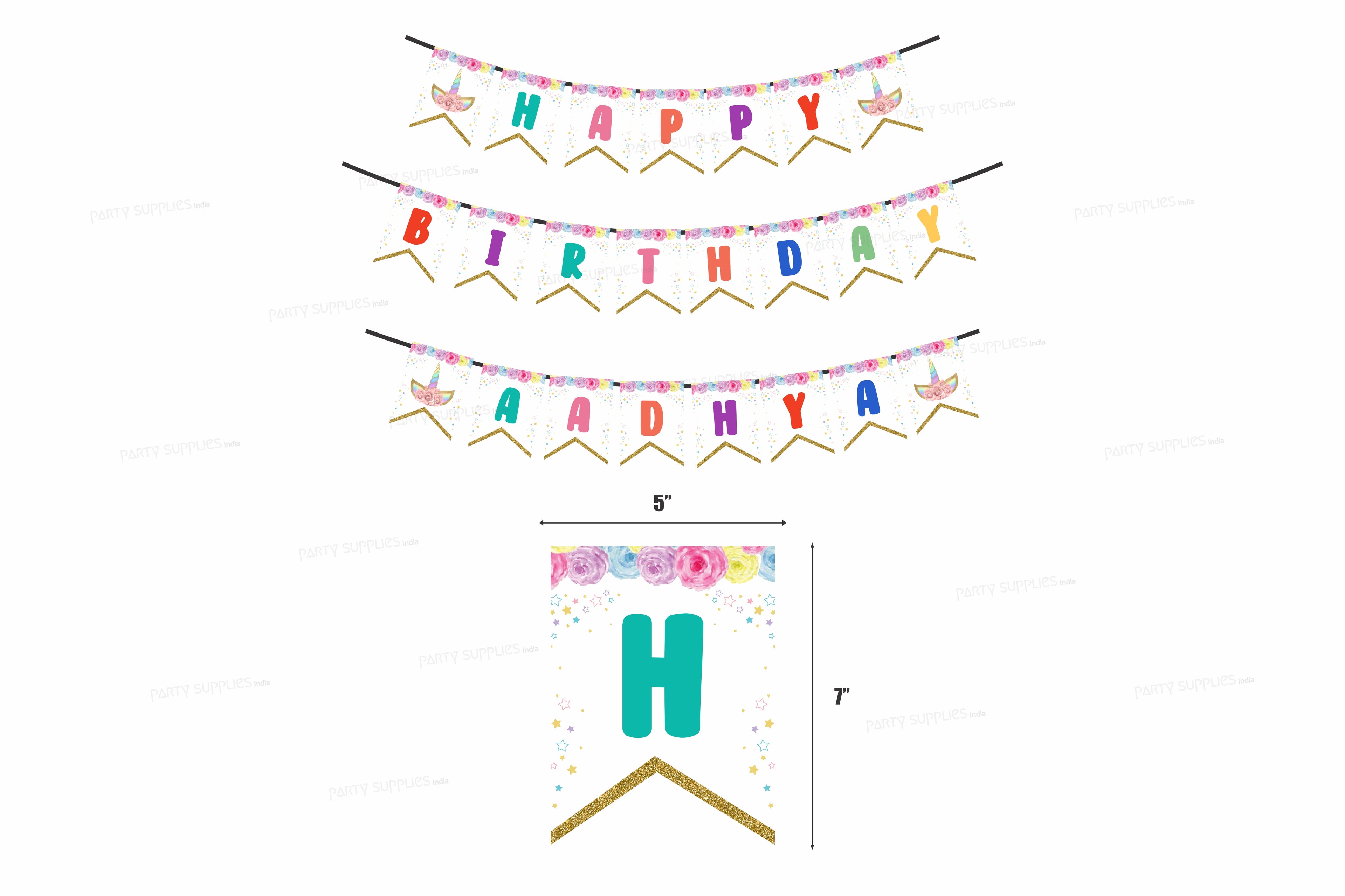 Unicorn Theme Personalized Hanging