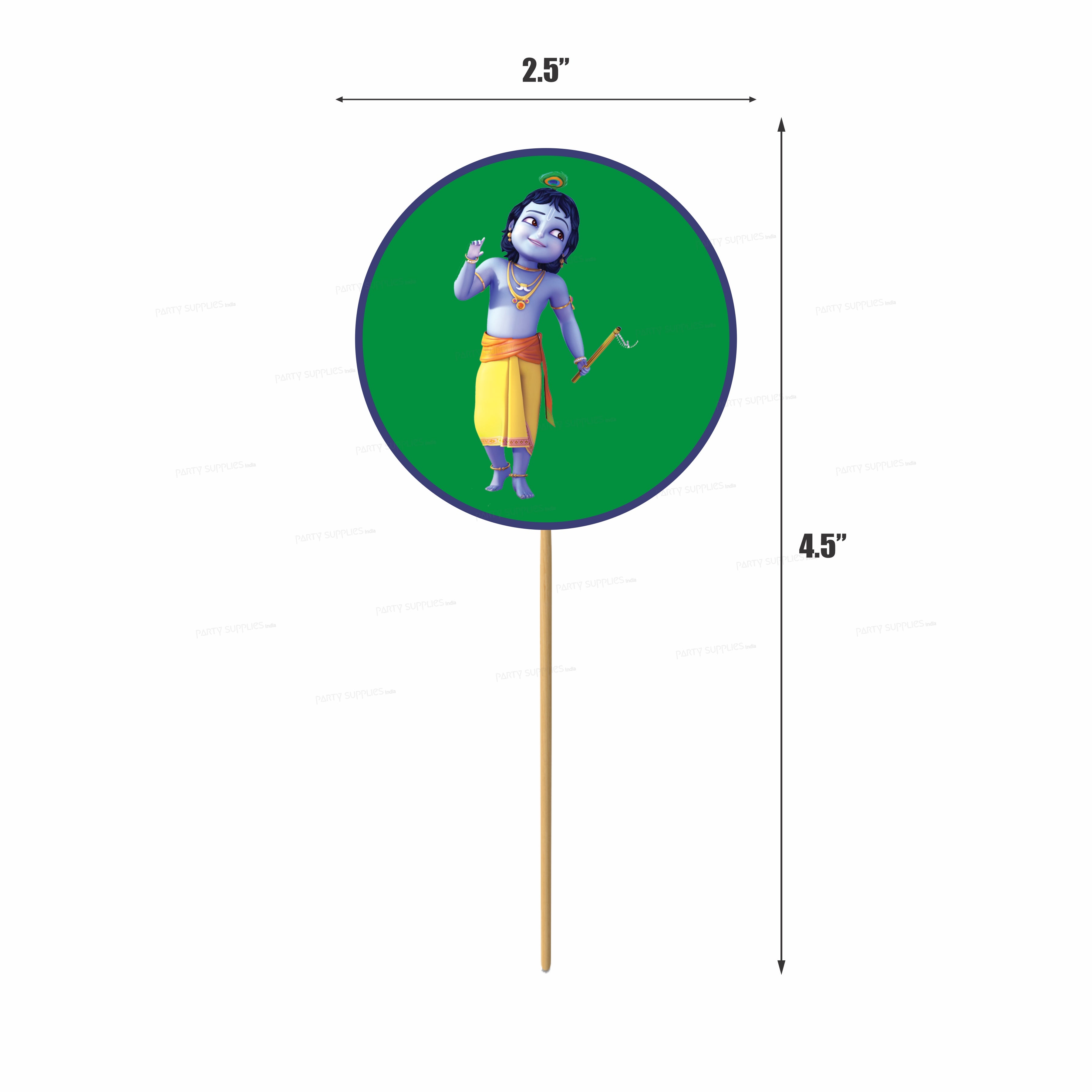 Little Krishna Theme Cupcake Topper