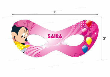Minnie Mouse Design Theme Eye Mask