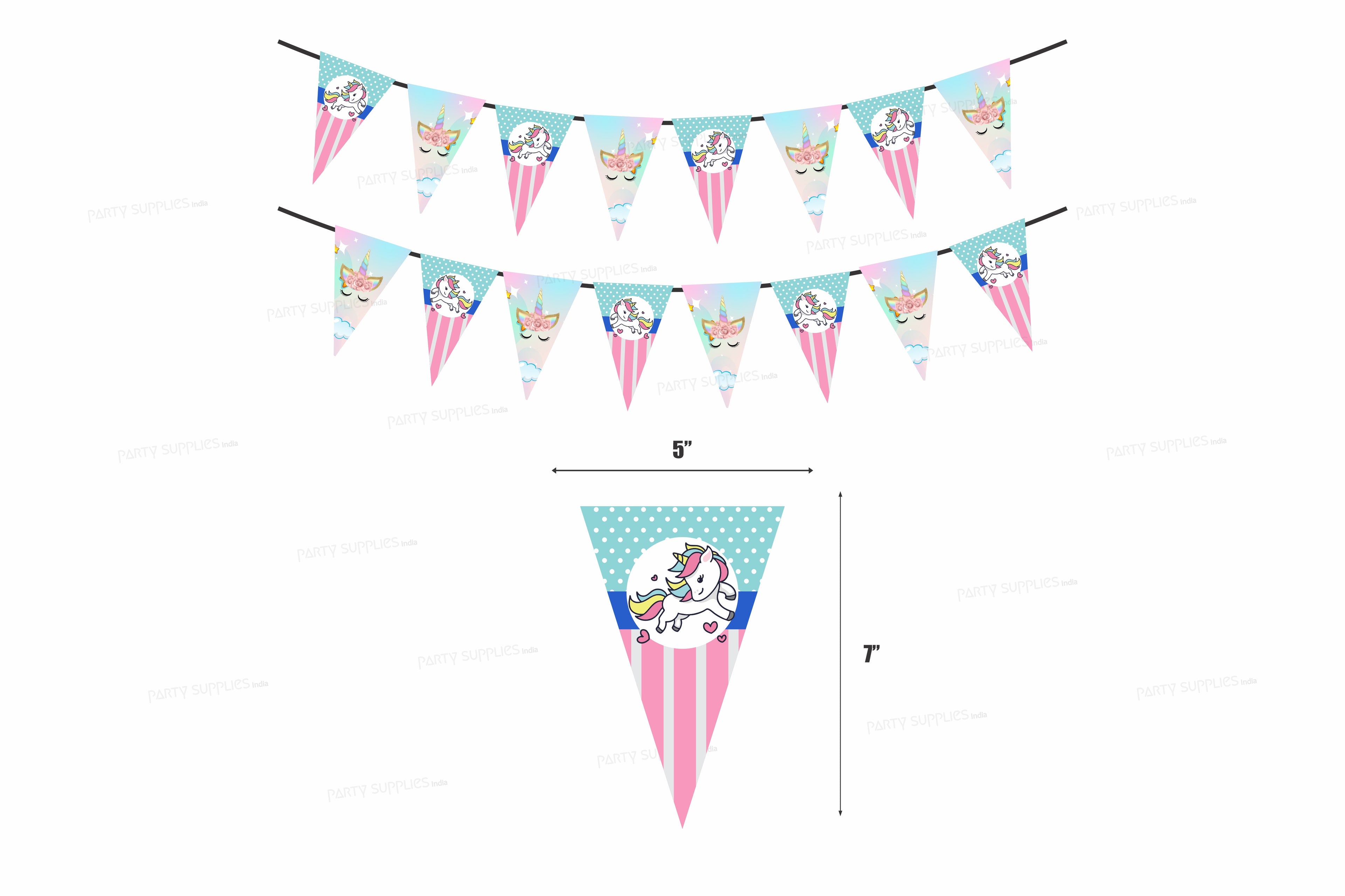 Unicorn Theme Flag Hanging