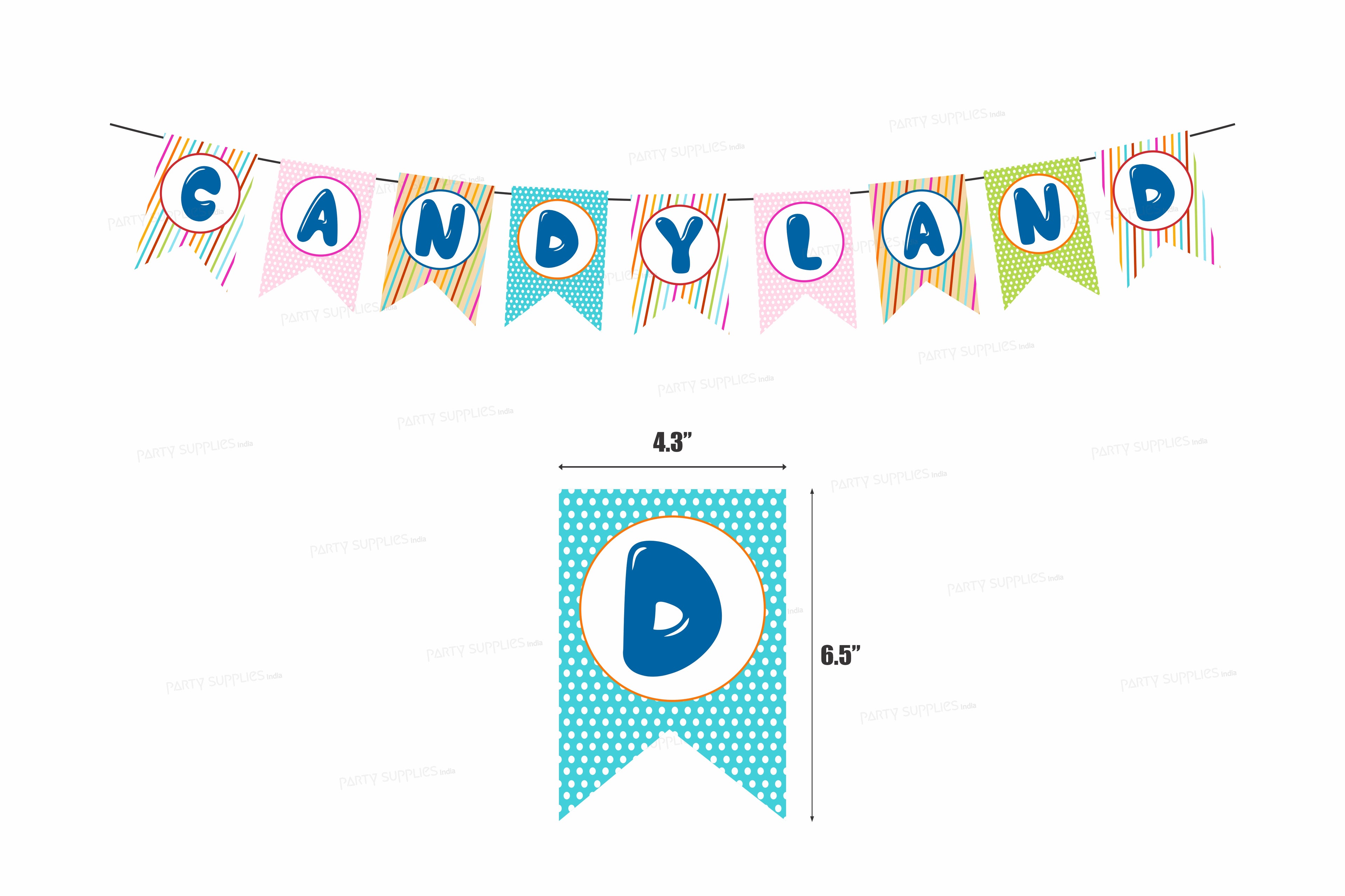 Candy Flag Theme Hanging