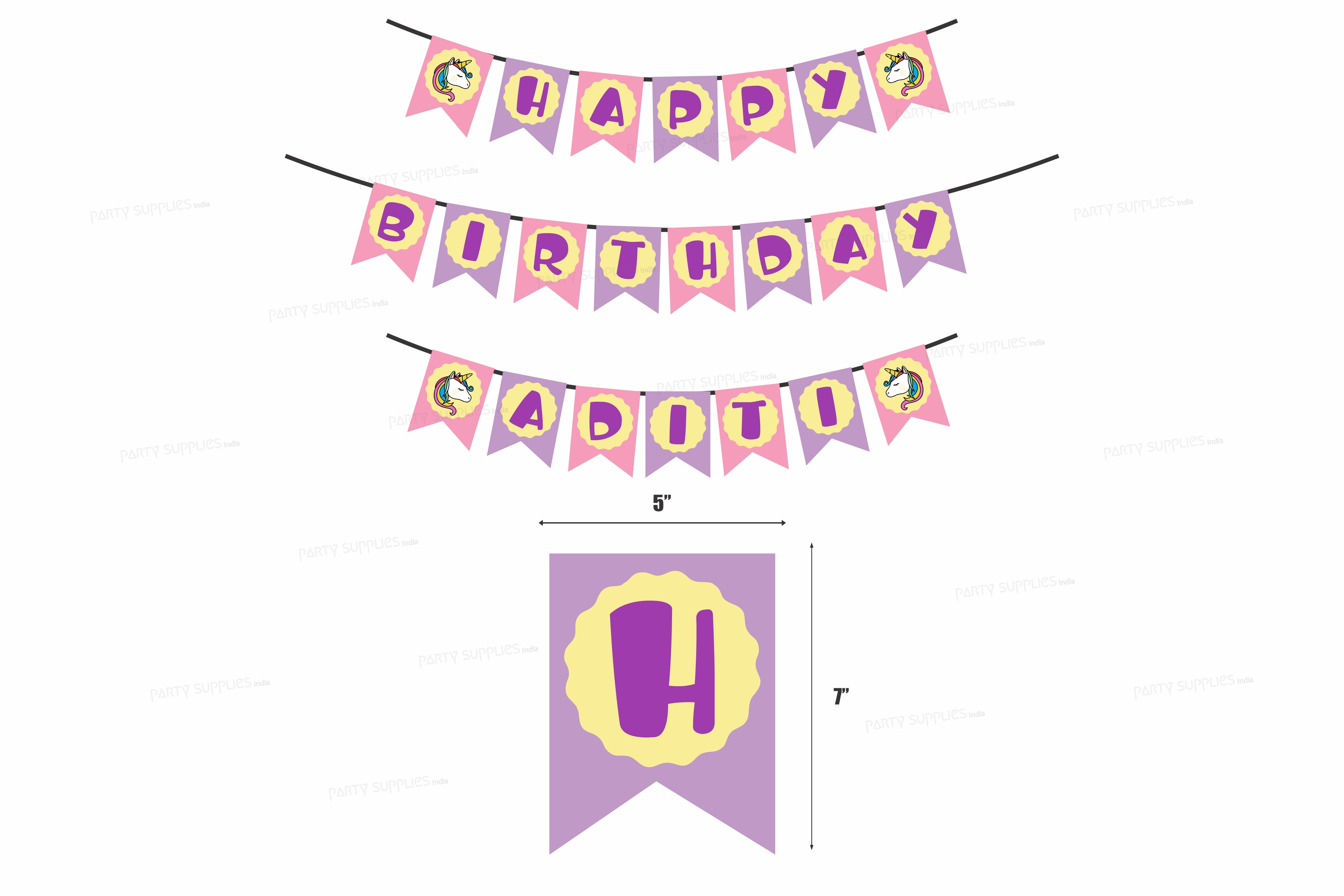 Unicorn Theme Customized Hanging