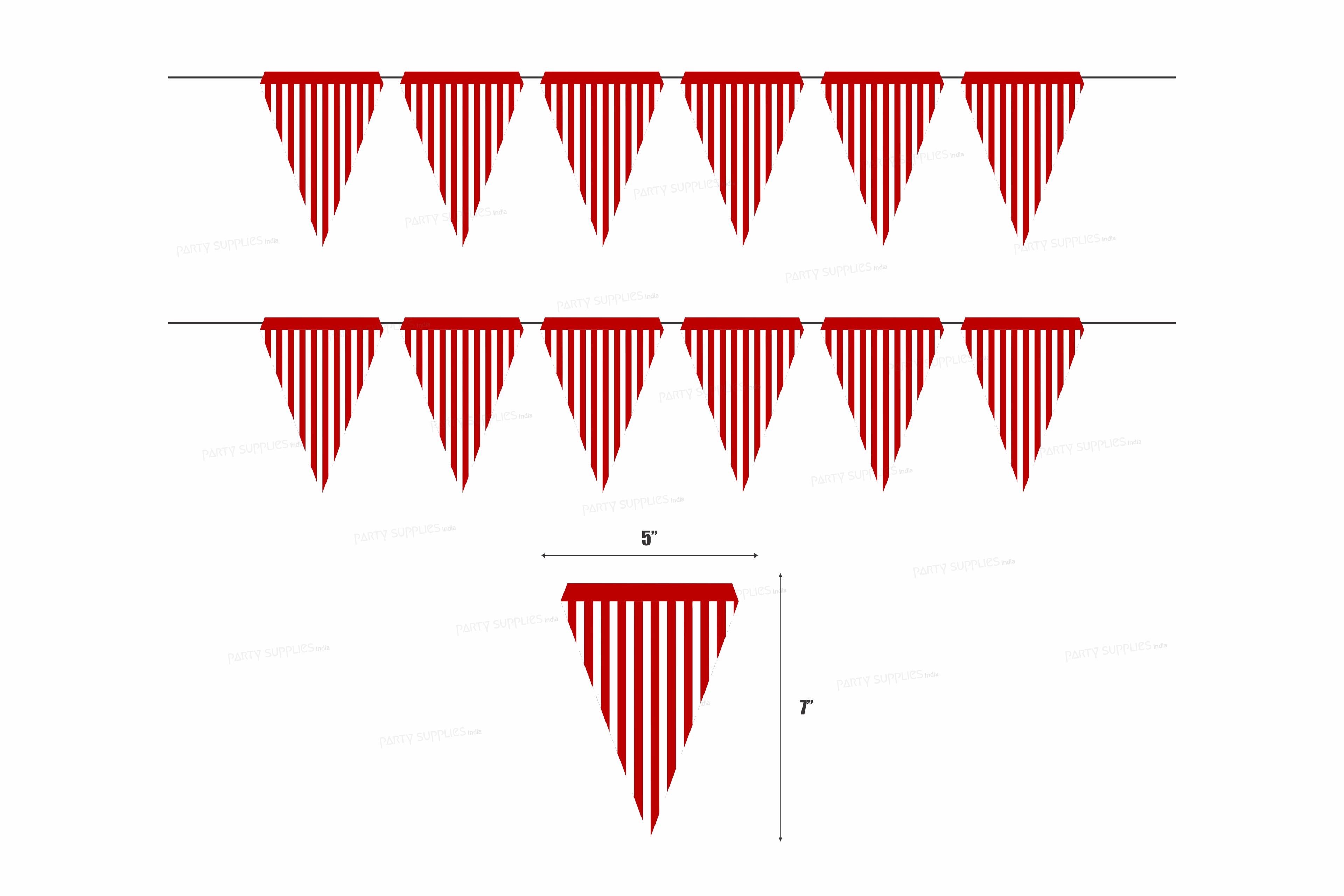 Circus Theme Flag Hanging