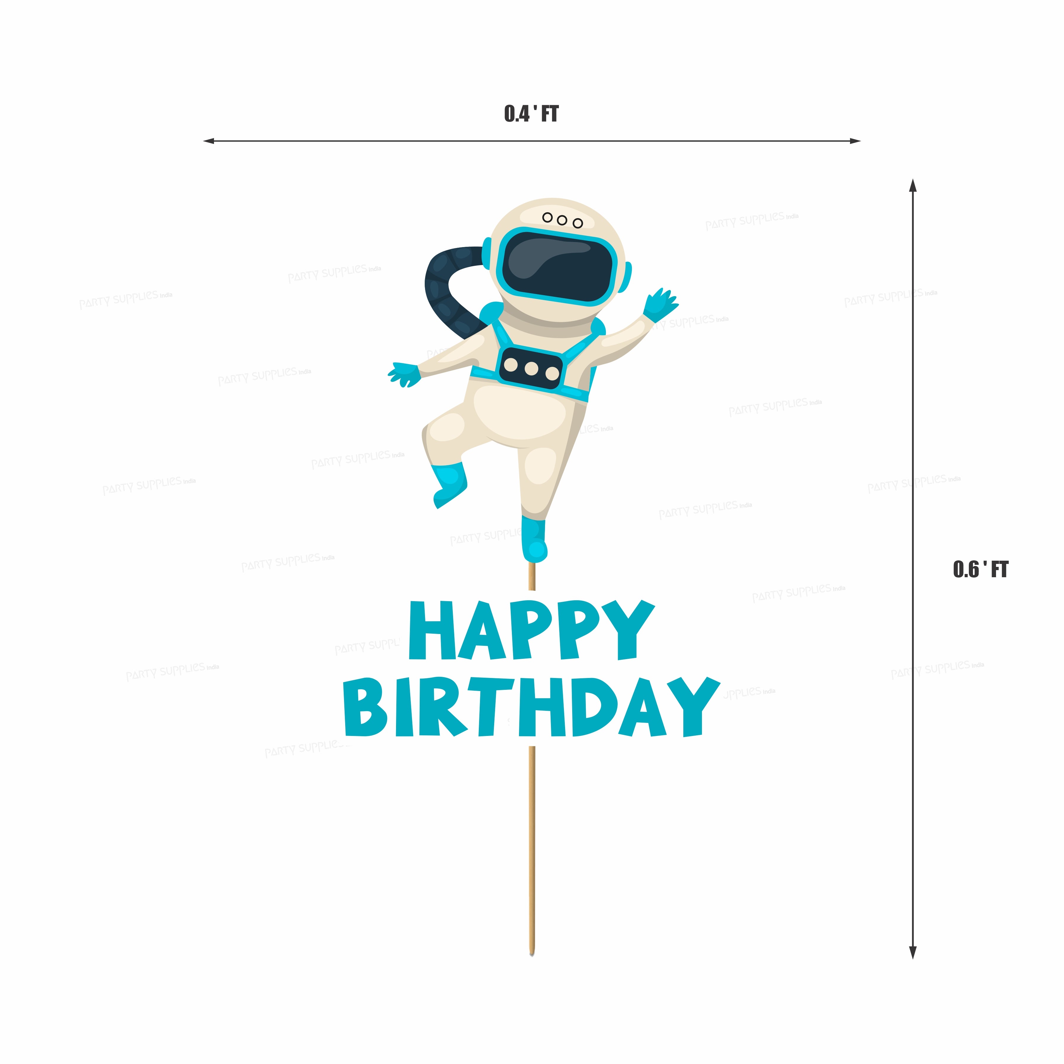 Space Theme Cake Topper