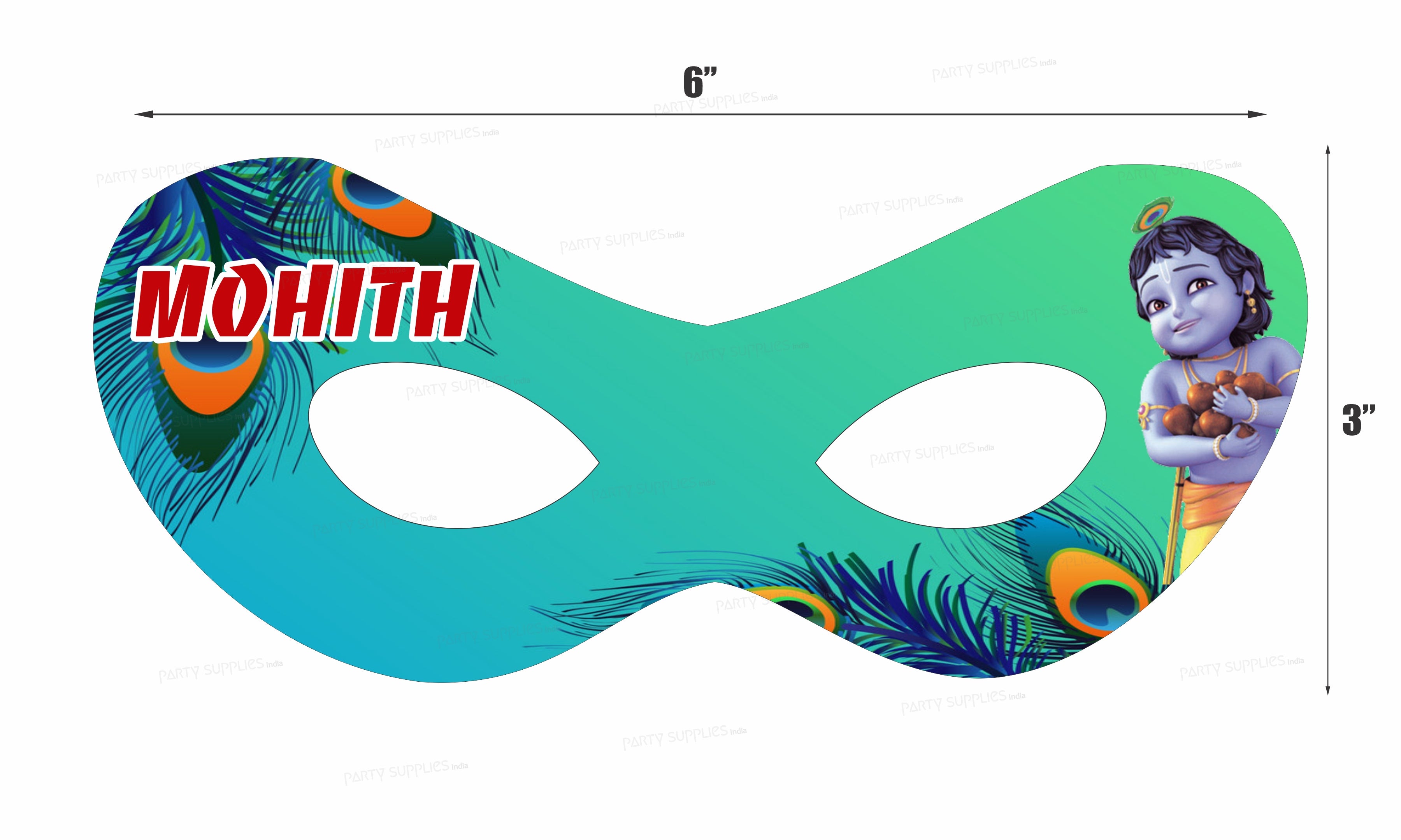 Little Krishna Theme eye mask