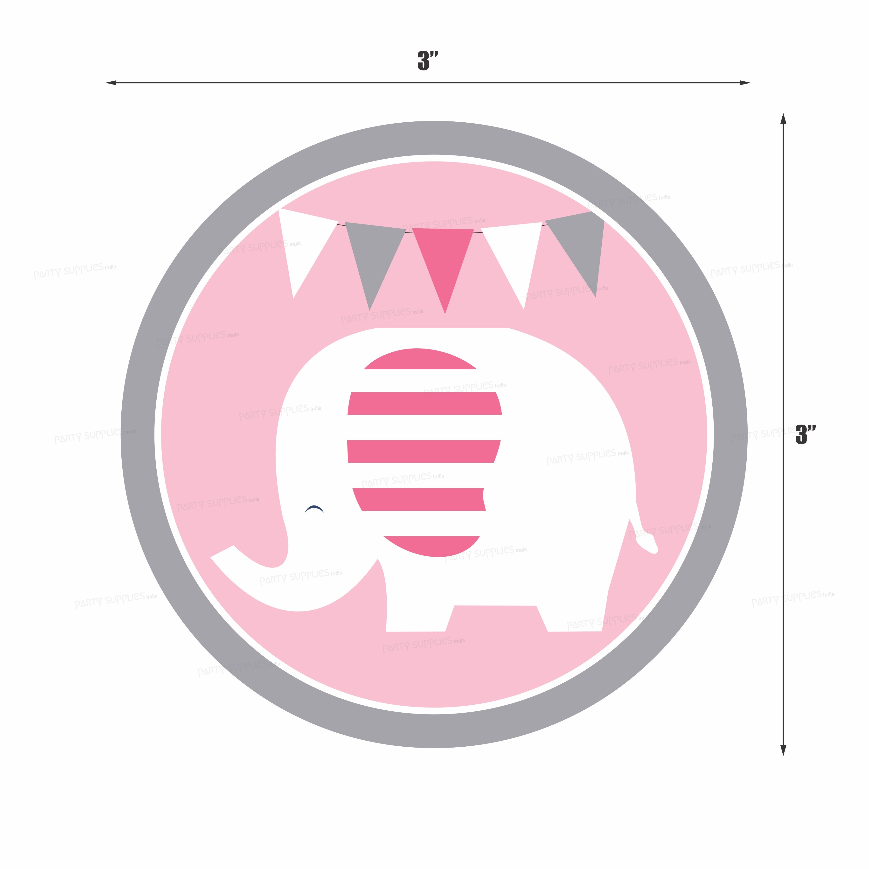 Pink Elephant Theme Dangler