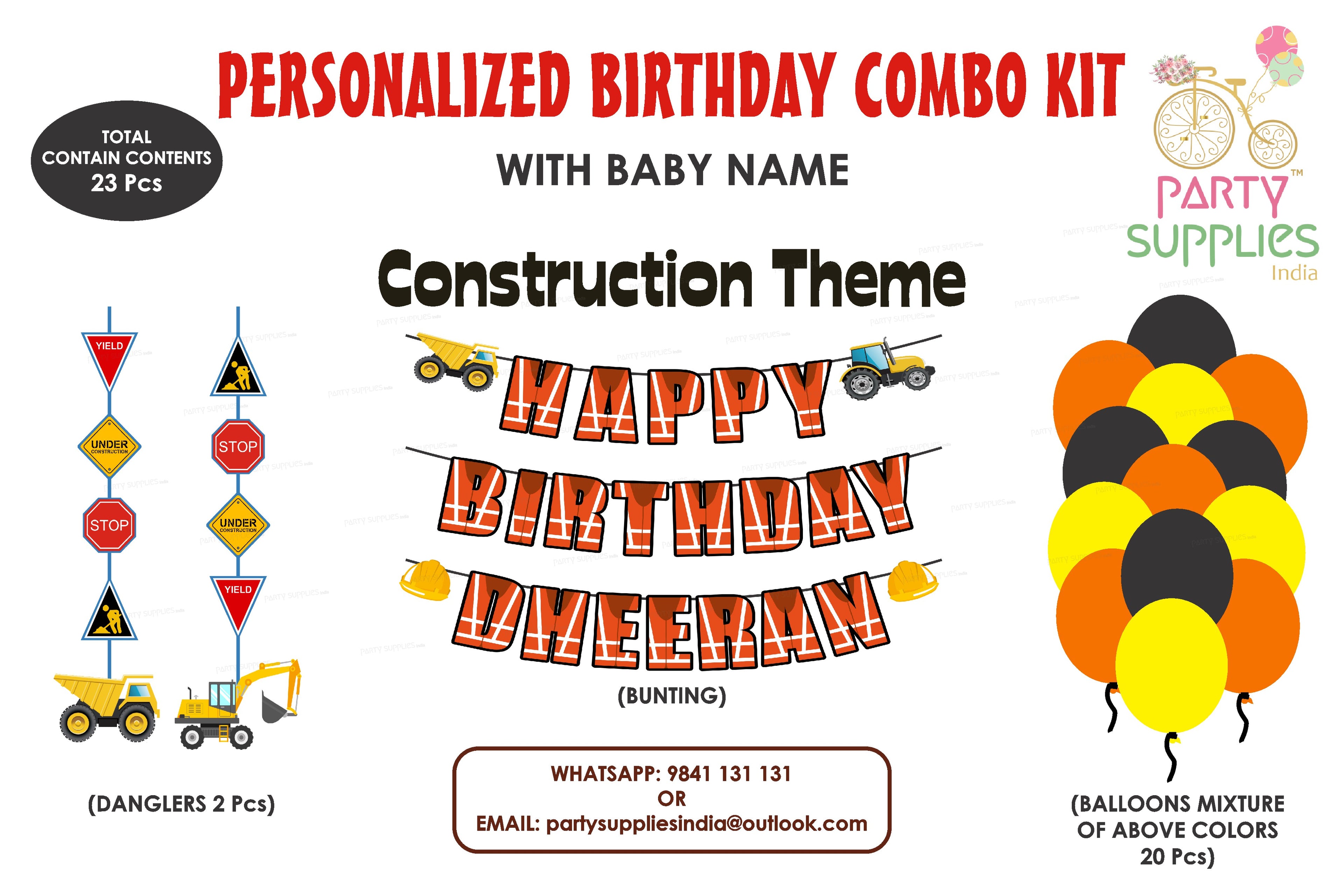 Construction Theme Basic Kit