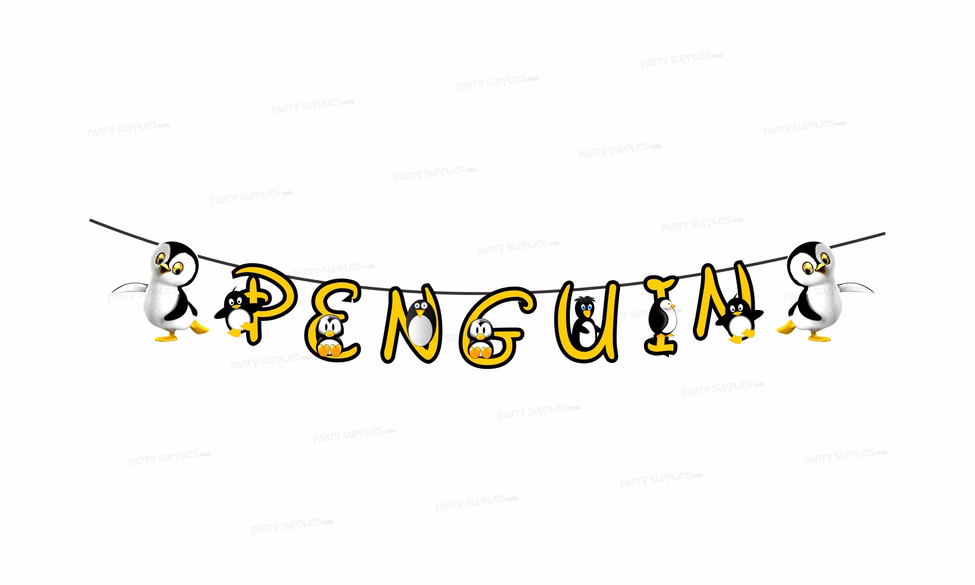 Penguin Theme Name Hanging