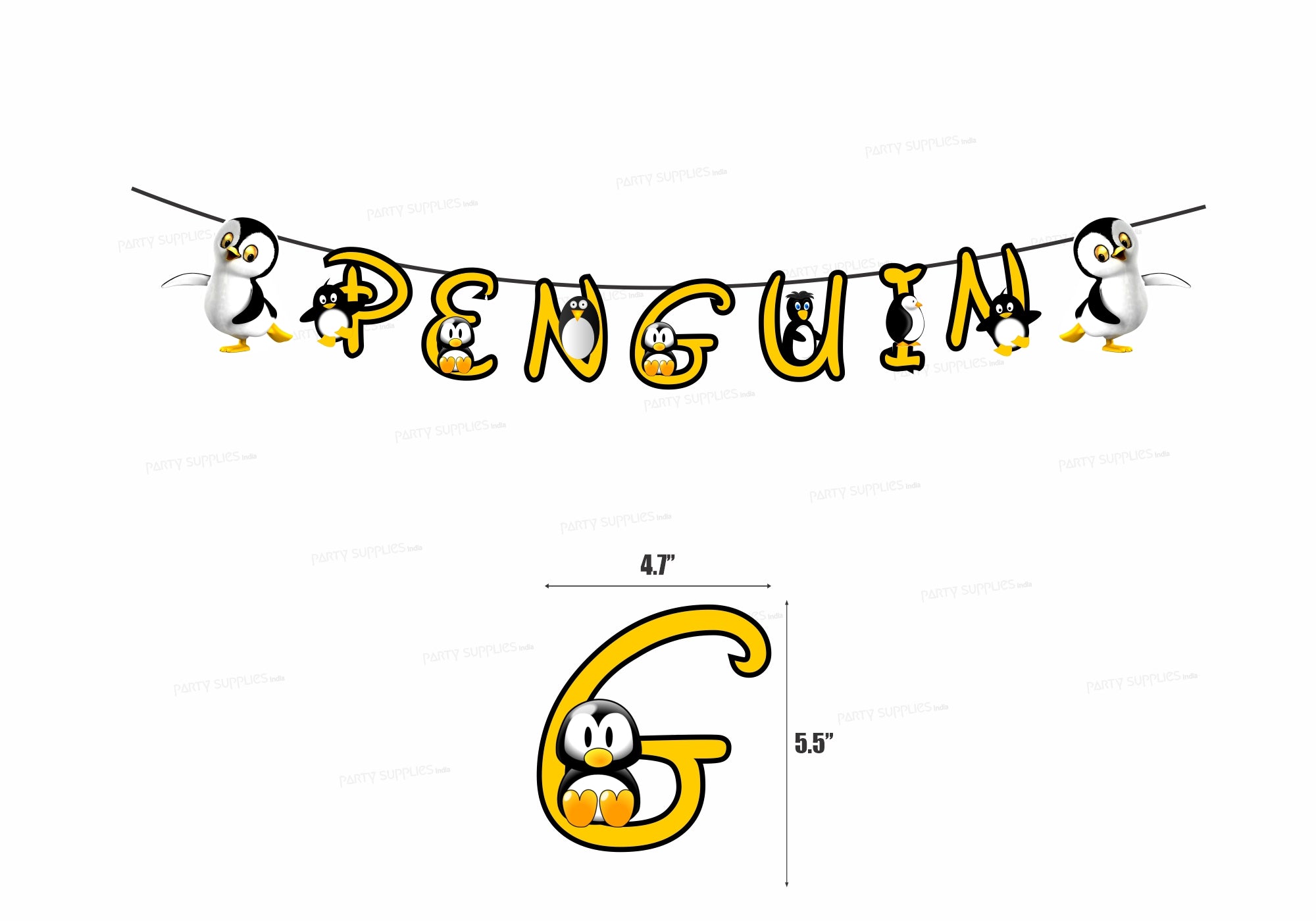 Penguin Theme Name Hanging