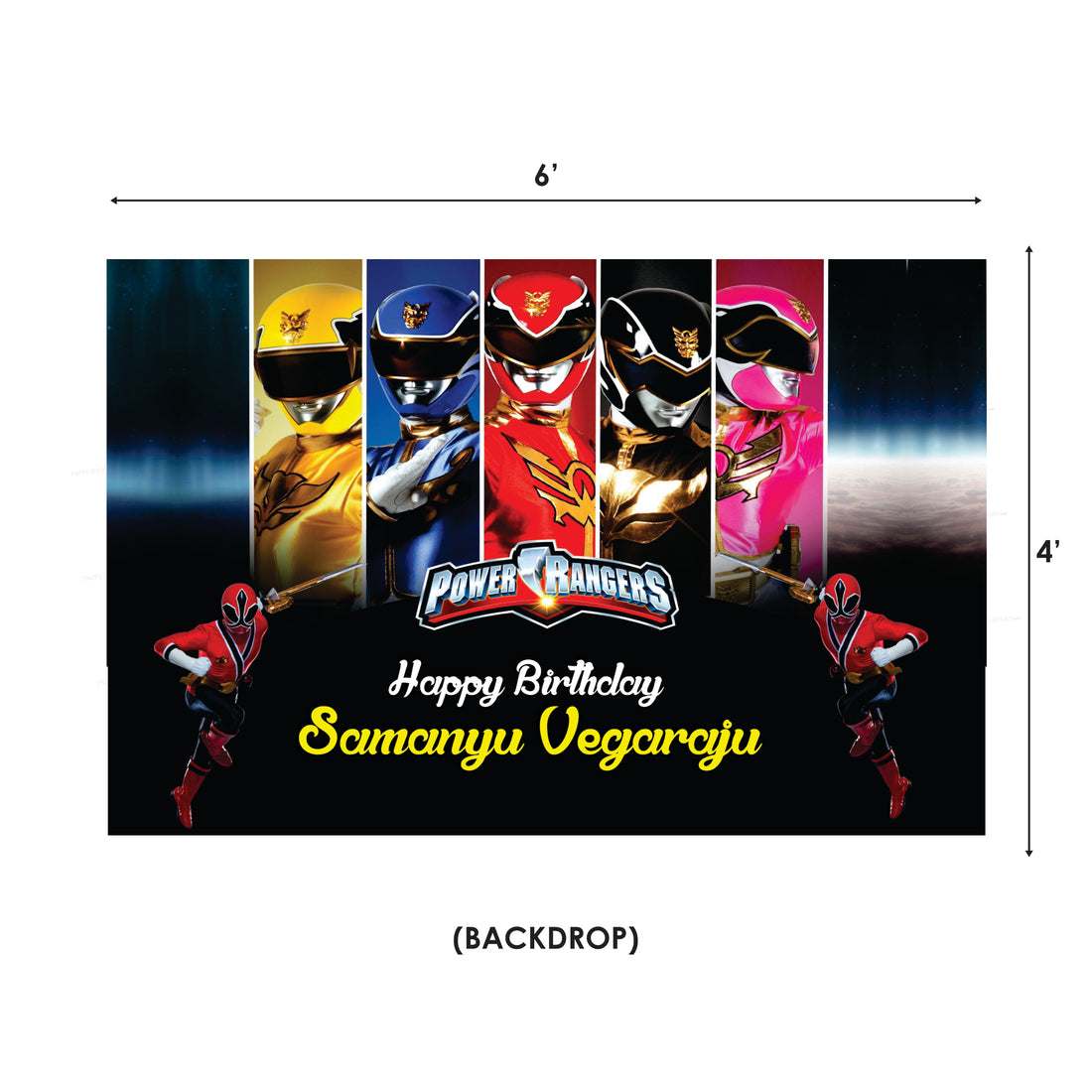 Power Rangers Theme Exclusive Combo Kit