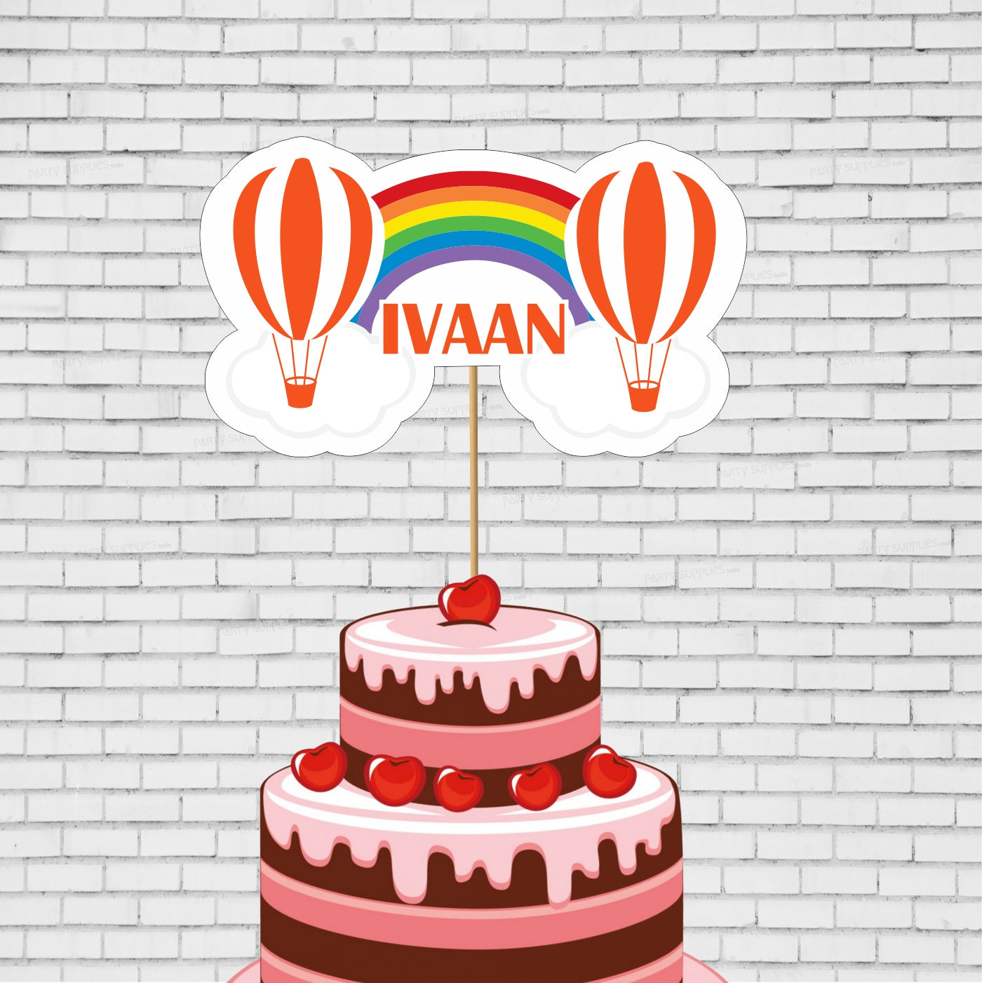 AEROPLANE THEME CLASSIC CAKE TOPPER