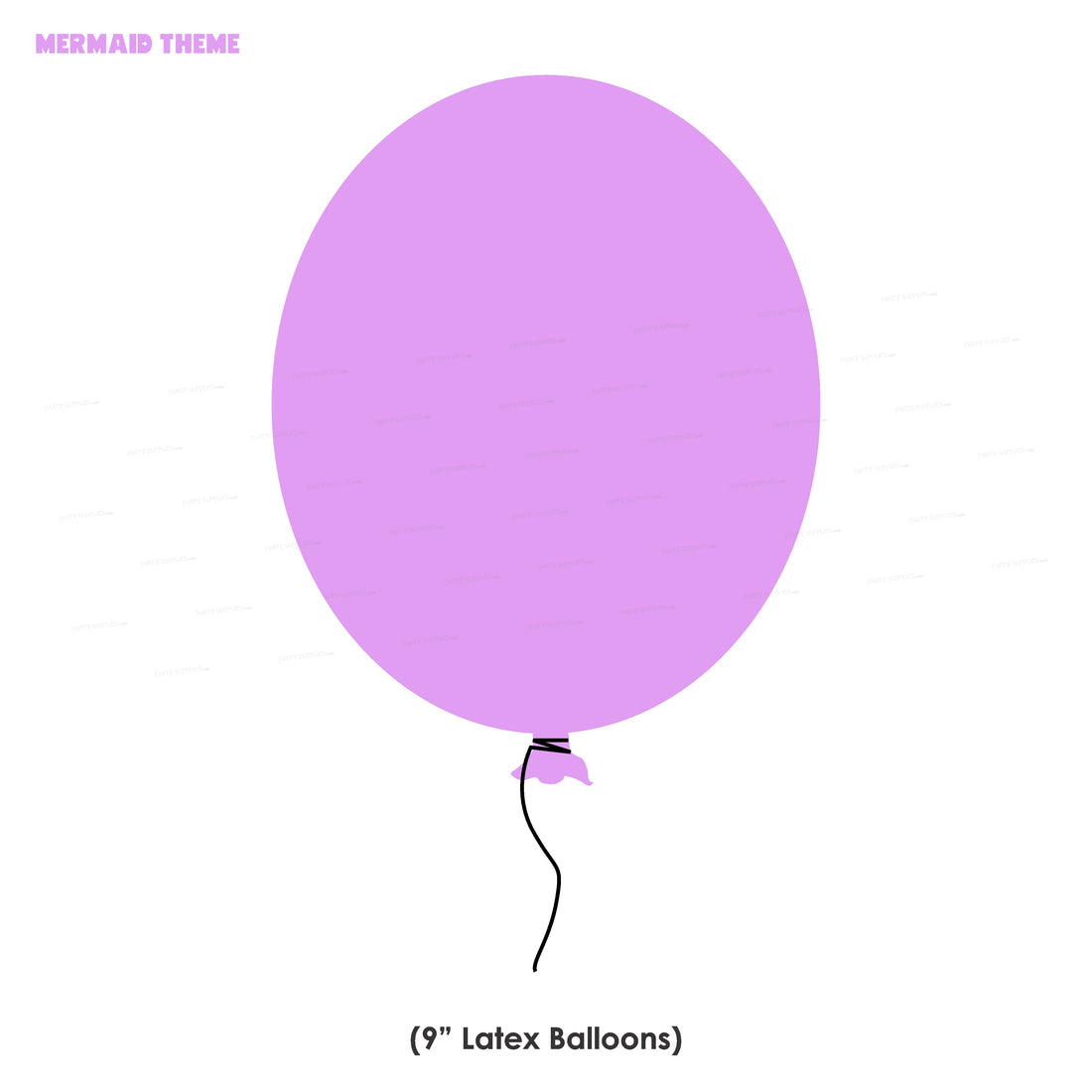 Mermaid Theme Theme Colour 60 Pcs Balloons