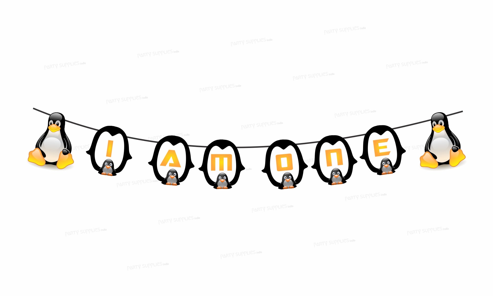 Penguin Theme Baby Age Hanging