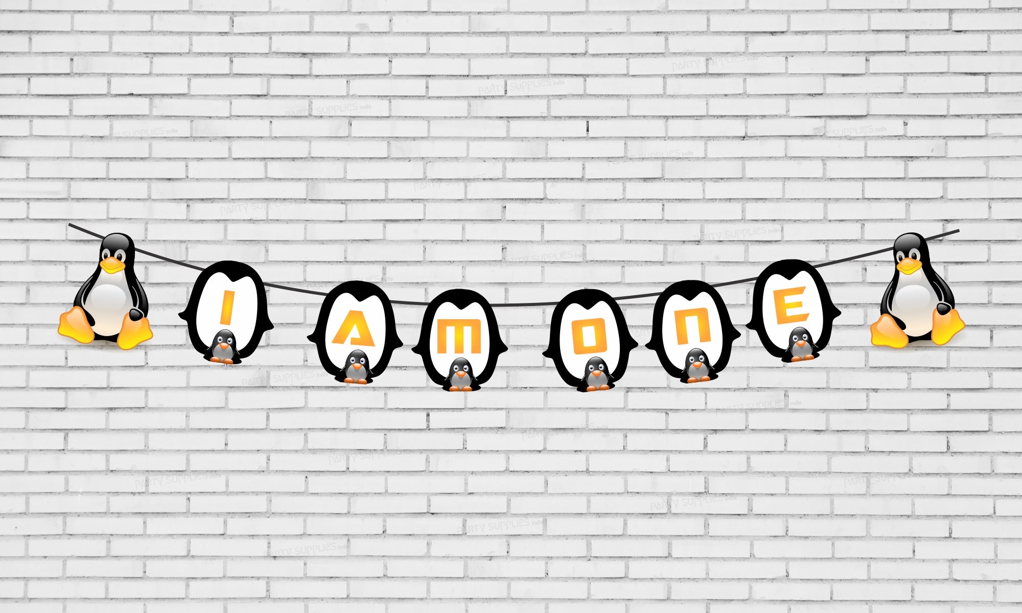 Penguin Theme Baby Age Hanging
