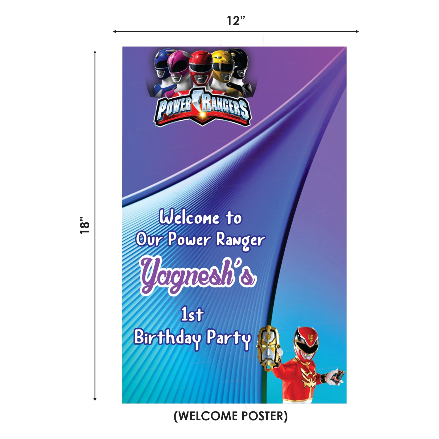 Power Rangers Theme Preferred Combo Kit