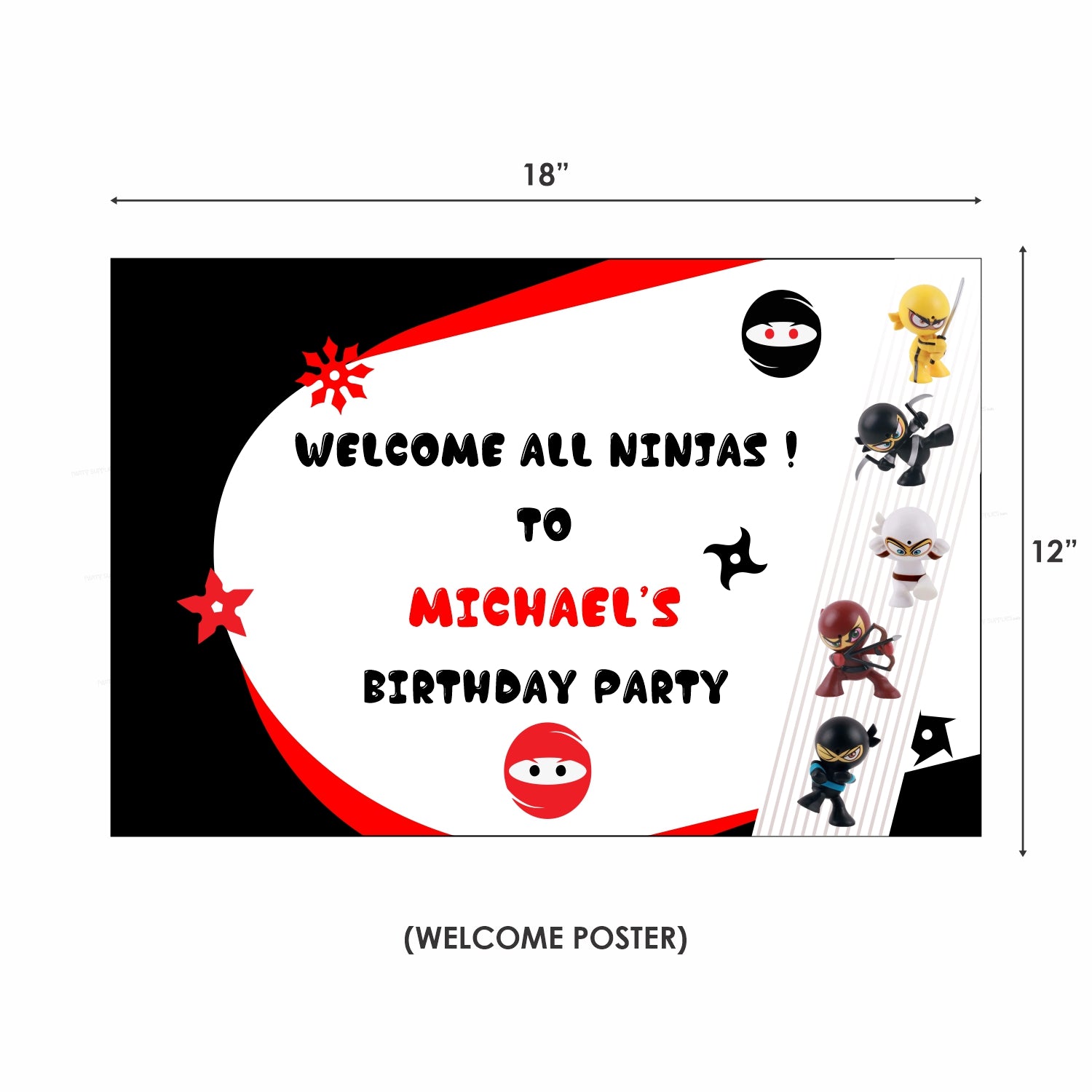 Ninja Theme Classic Combo Kit