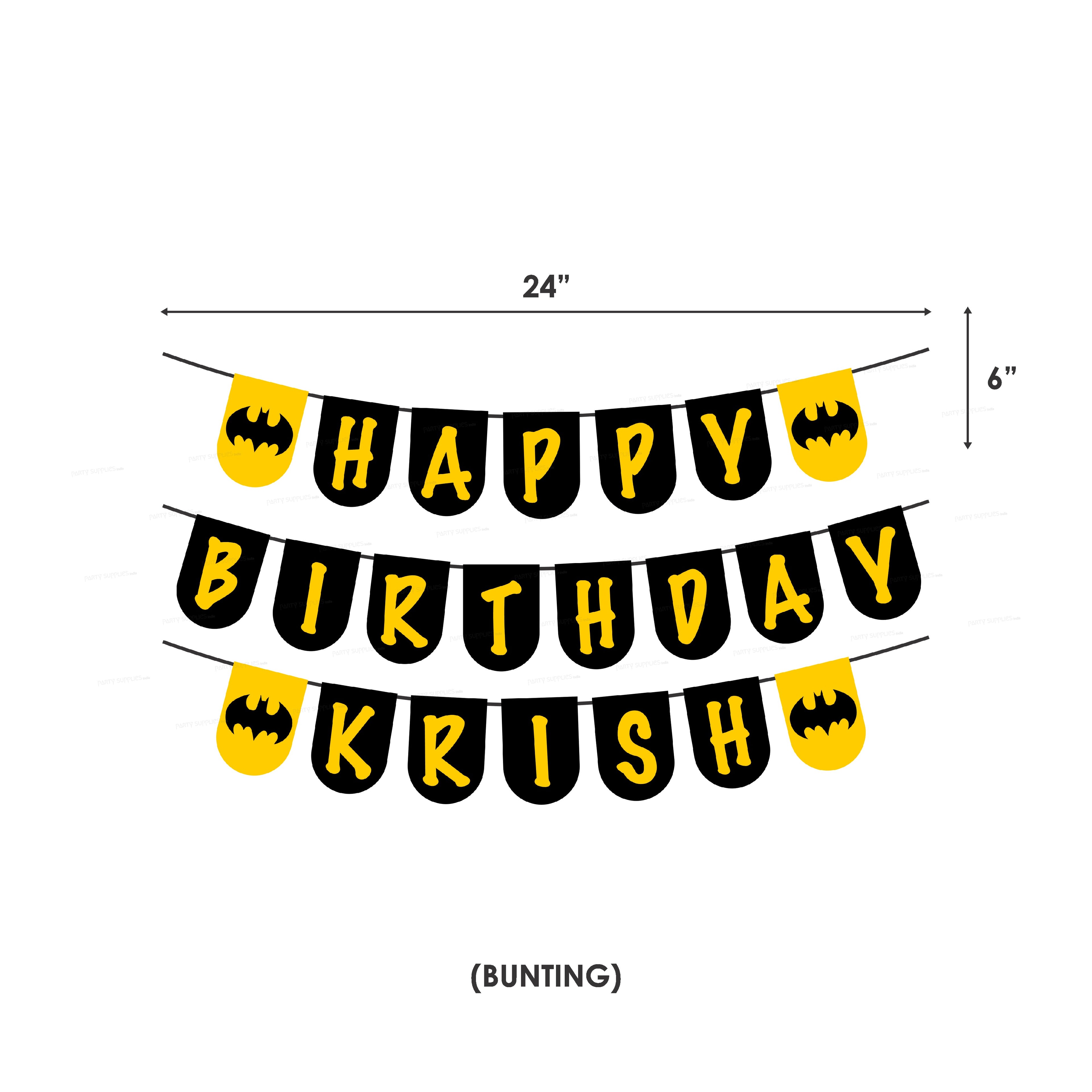 Batman Theme Exclusive Combo Kit - image 4 of 11 | Party Supplies India